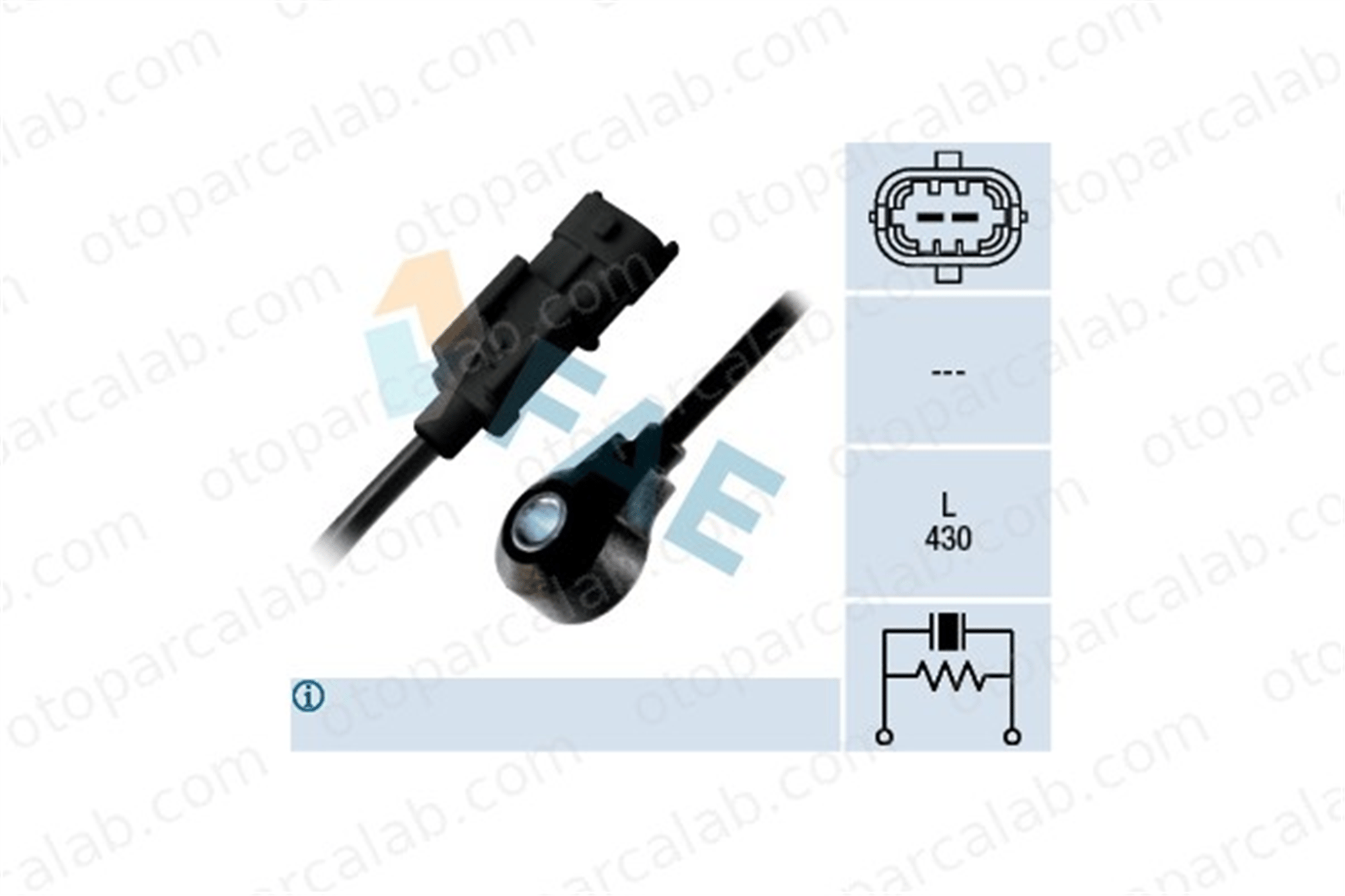 FAE 60243 Vuruntu Sensörü HYUNDAI i10 I i20 I 3925003000 3925003020