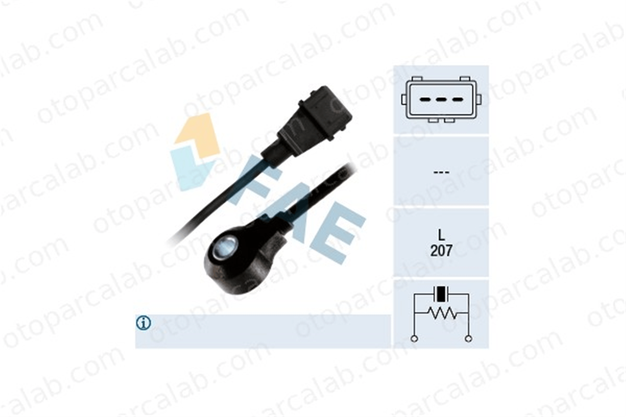 FAE 60257 Vuruntu Sensörü KIA VENGA HYUNDAI i20 I 392502A700