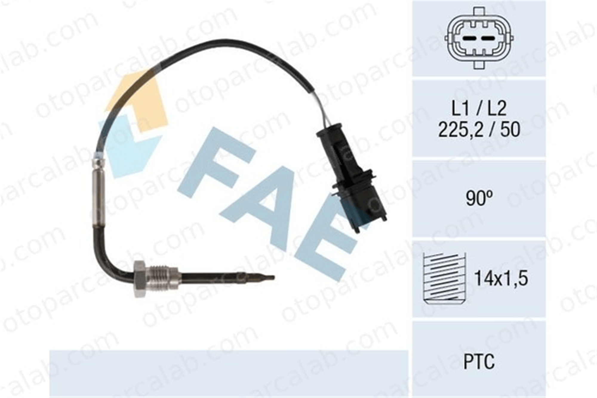 FAE 68091 Egzoz Sıcaklık Sensörü OPEL INSIGNIA A INSIGNIA A Sedan 55566185 5855387
