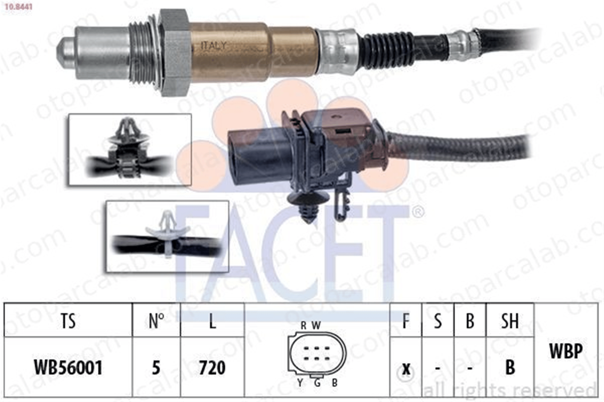 FAE 75150 Oksijen (Lambda) Sensörü OPEL AGILA SUZUKI SPLASH 4709076 93193918