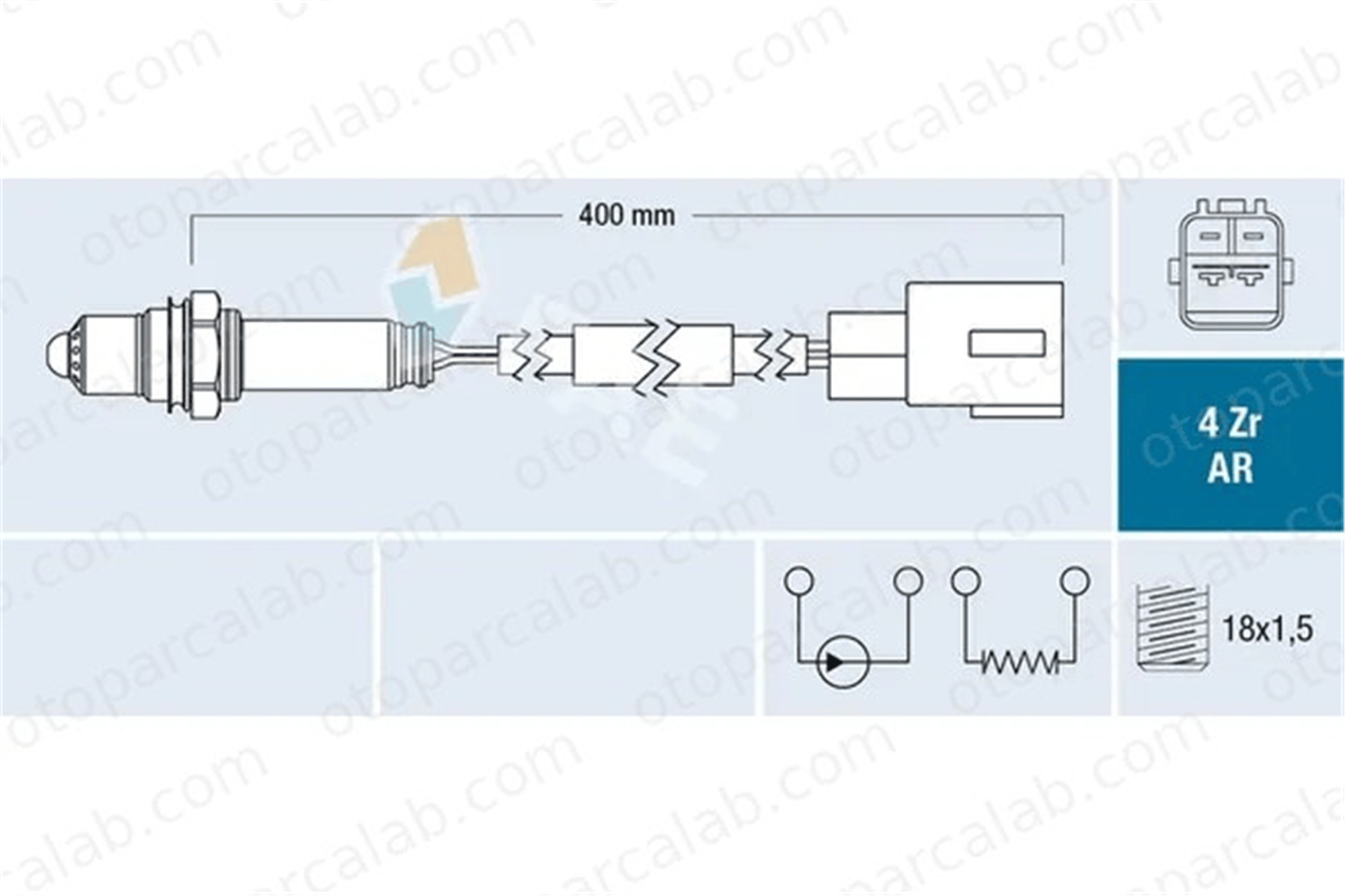 FAE 75617 Oksijen (Lambda) Sensörü LEXUS LS TOYOTA AURIS 855266 855270