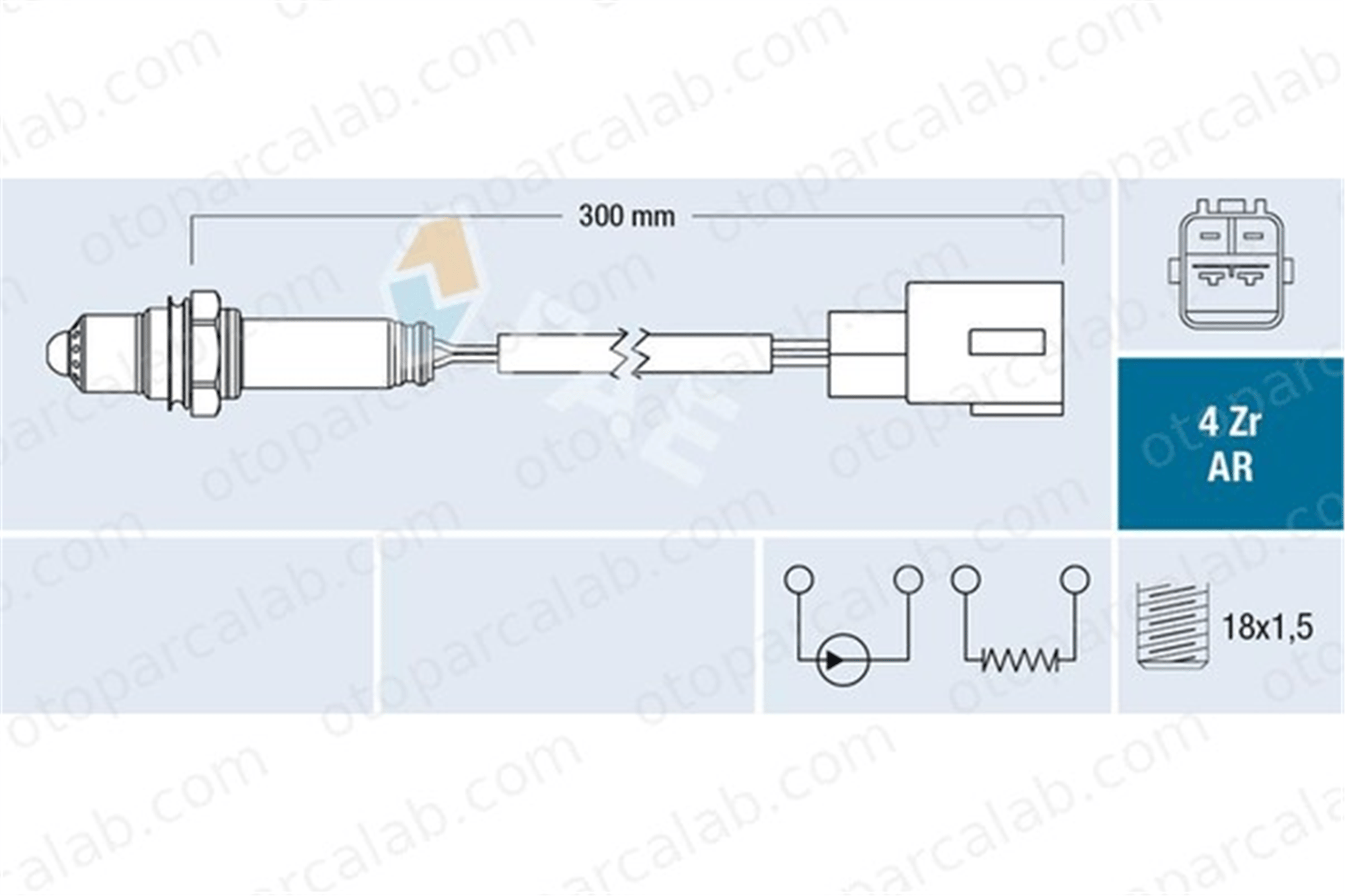 FAE 75621 Oksijen (Lambda) Sensörü TOYOTA AURIS URBAN CRUISER 8946704020 8946704060