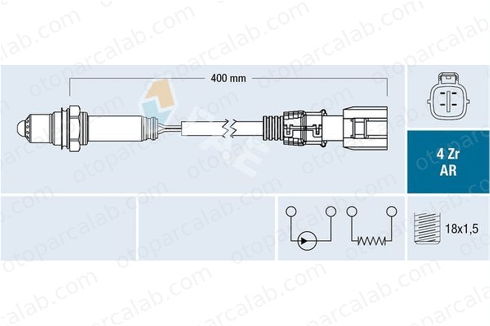 FAE 75639 Oksijen (Lambda) Sensörü TOYOTA AVENSIS Sedan AVENSIS Station wagon 8946720070 8946712020
