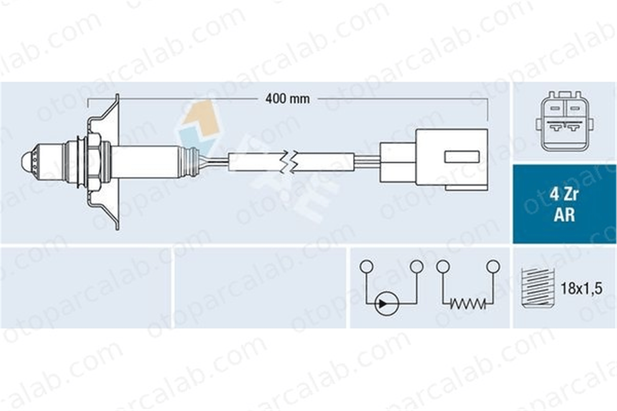 FAE 75650 Oksijen (Lambda) Sensörü TOYOTA YARIS 8946752080