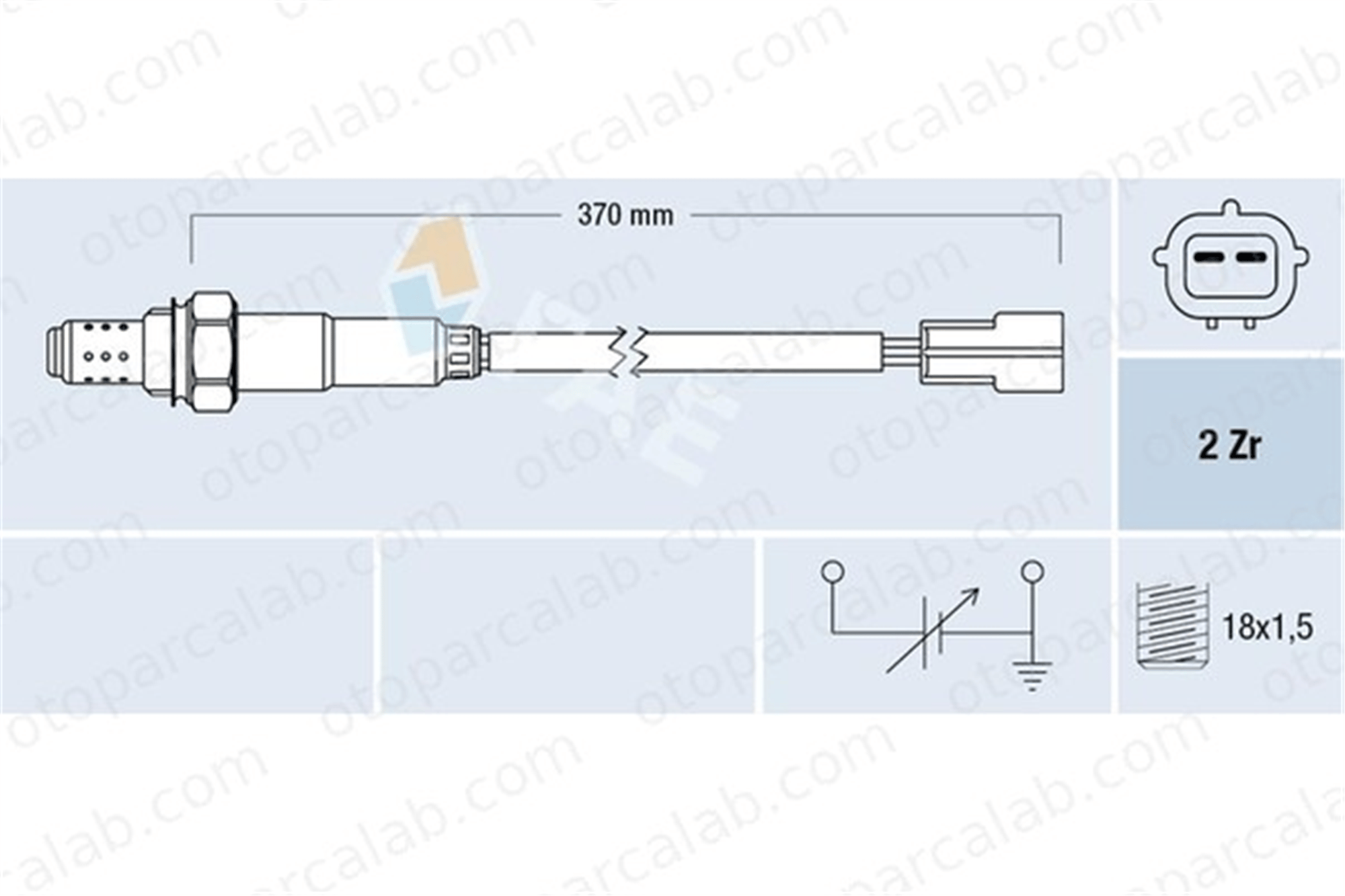 FAE 77323 Oksijen (Lambda) Sensörü DAEWOO NUBIRA Sedan NUBIRA Wagon 96253546 FEJK18861