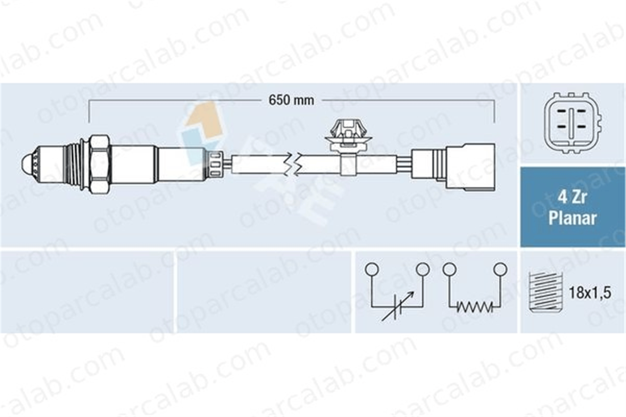 FAE 77519 Oksijen (Lambda) Sensörü TOYOTA AVENSIS Station wagon AVENSIS 8946520720