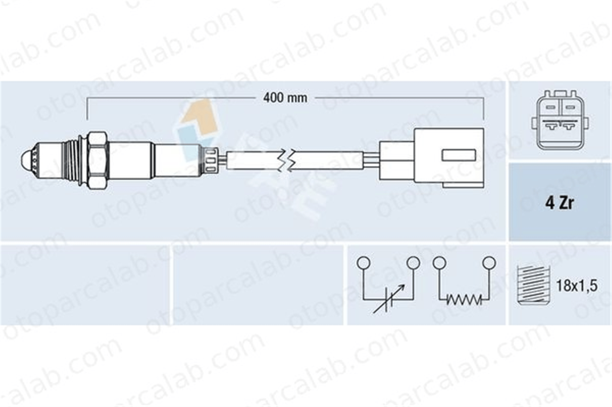 FAE 77768 Oksijen (Lambda) Sensörü TOYOTA YARIS VERSO YARIS 8946552190