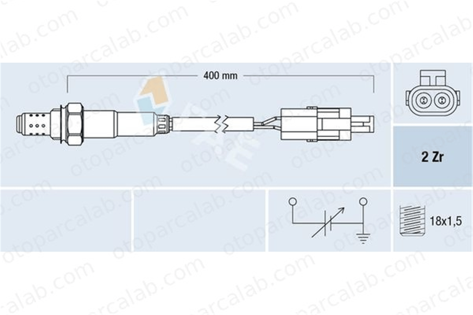 FAE 77773 Oksijen (Lambda) Sensörü DAEWOO LANOS NUBIRA J3240083 3240083