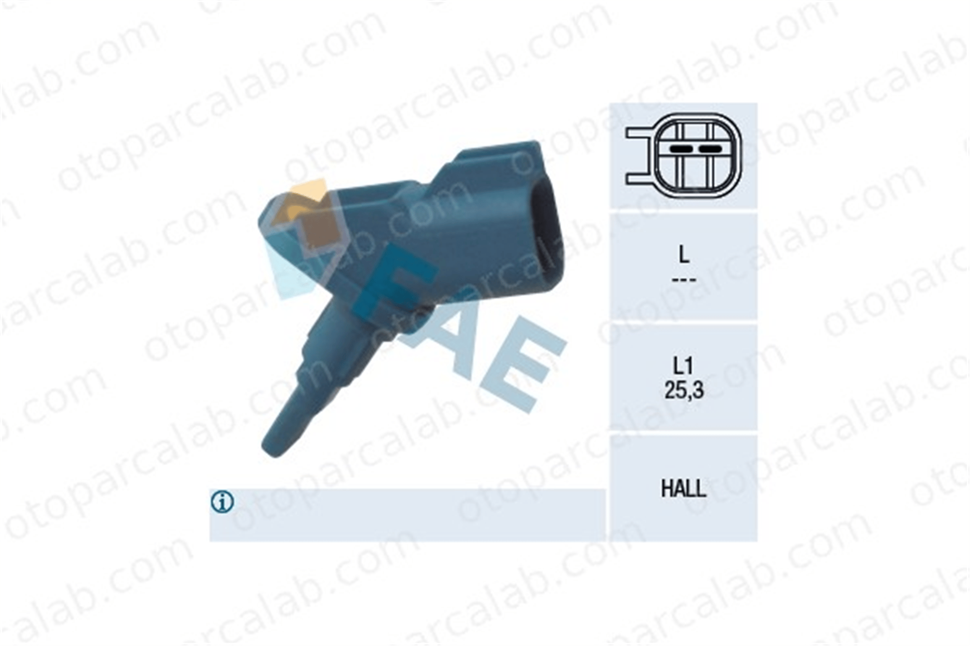 FAE 78011 Abs Sensörü Ön Sağ veya Sol FORD MONDEO IV MONDEO IV Turnier 1356184 3M5T2B372DA