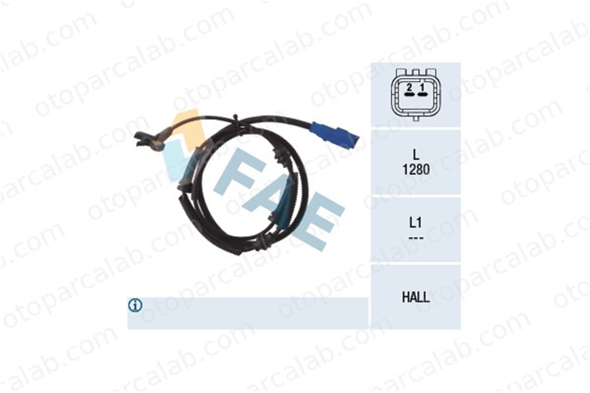 FAE 78038 Abs Sensörü Ön Sağ veya Sol CITROËN C5 I Break C5 II Break 454586