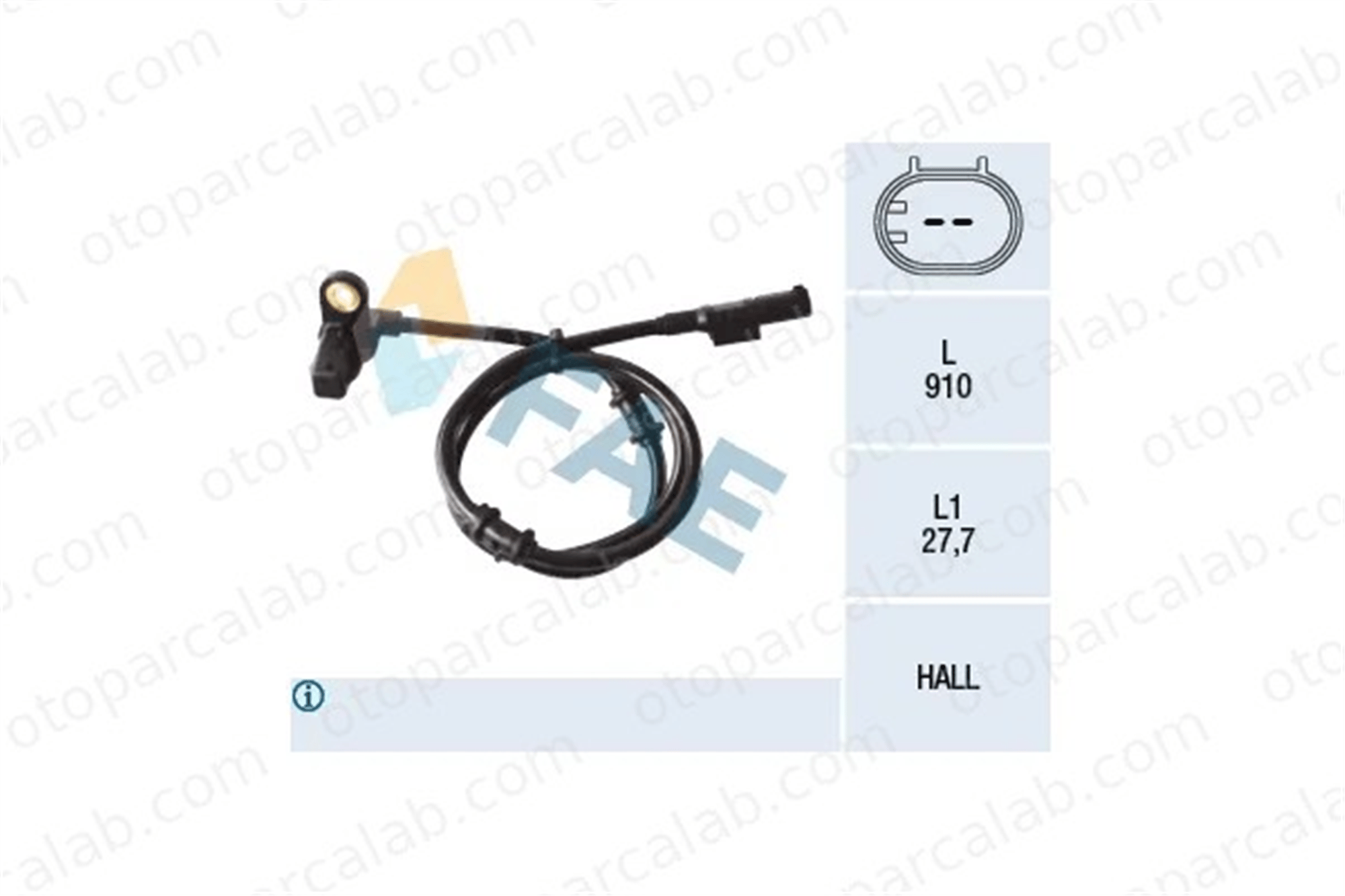 FAE 78132 Abs Sensörü Ön Sağ MERCEDES-BENZ M-SERISI A1635421918 1635421918
