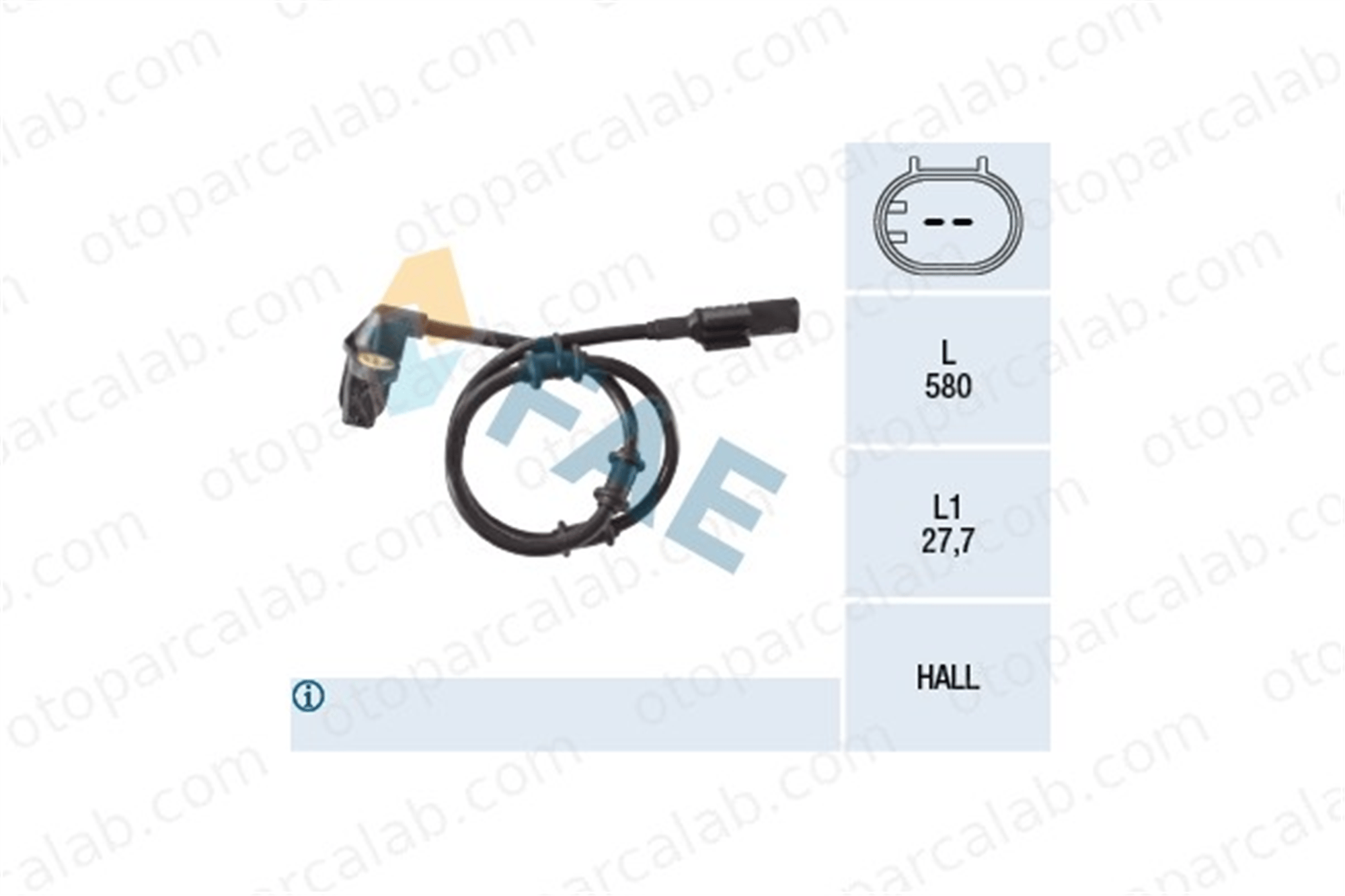 FAE 78134 Abs Sensörü Arka Sağ MERCEDES-BENZ M-SERISI A1635422118 1635422118