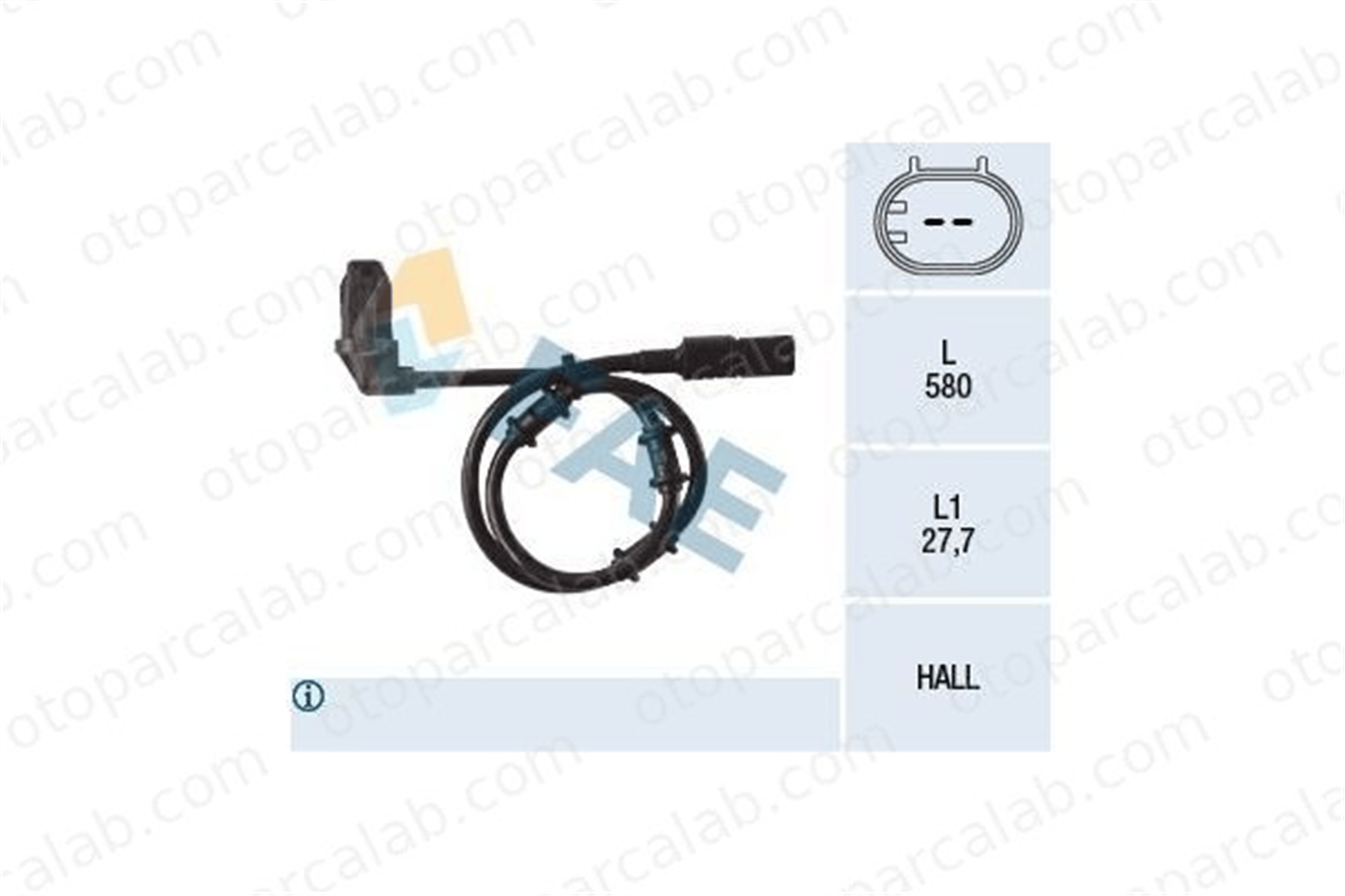 FAE 78135 Abs Sensörü Arka Sol MERCEDES-BENZ M-SERISI 1635422018 A1635422018