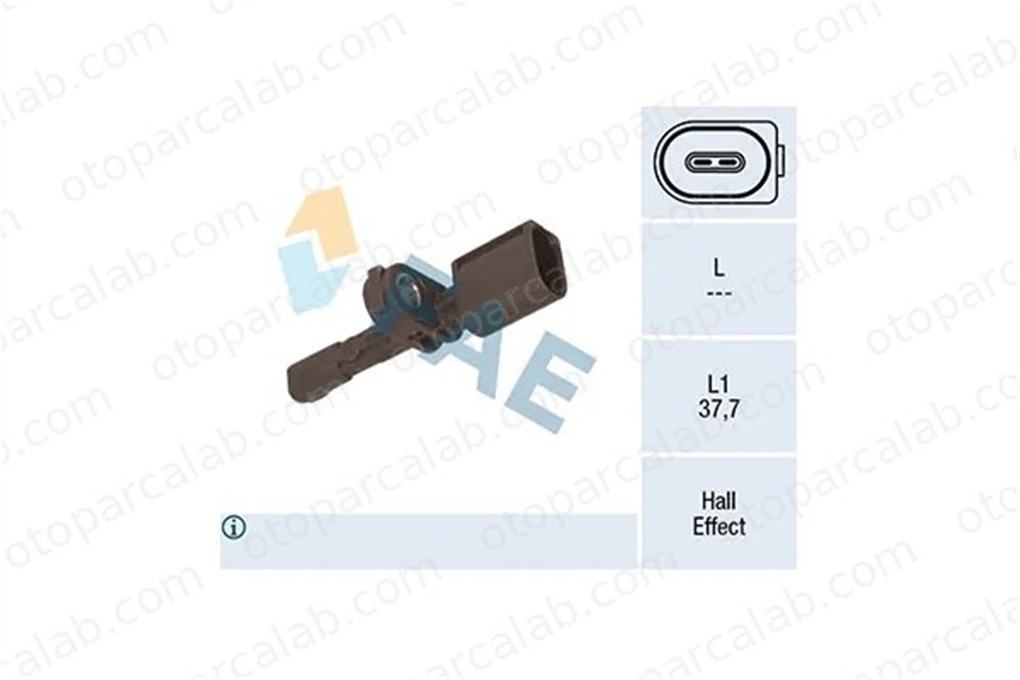 FAE 78451 Abs Sensörü Arka Sağ veya Sol SEAT LEON VW GOLF VII WHT003864A WHT003864B
