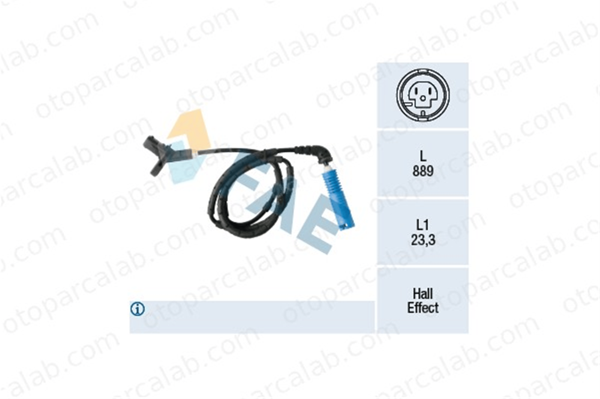 FAE 78462 Abs Sensörü Arka Sağ veya Sol BMW Z4 Roadster Z4 Coupe 34526757281