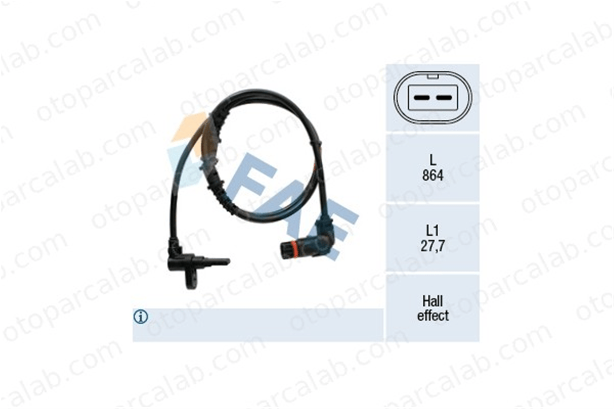 FAE 78529 Abs Sensörü Ön Sağ veya Sol MERCEDES-BENZ VITO Minibüs/Otobüs VITO / MIXTO Panelvan/Van A6395401017 131618