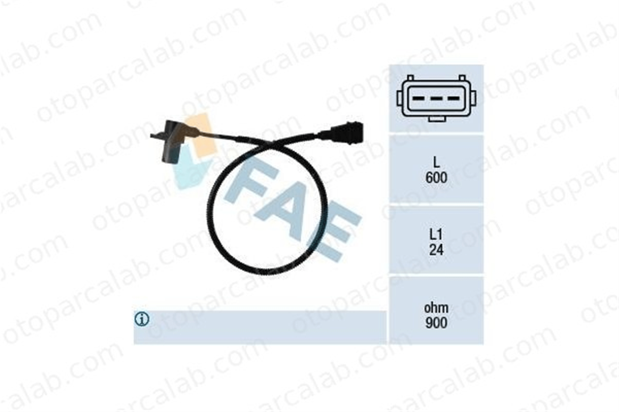 FAE 79011 Krank Sensörü IVECO DAILY III Panelvan/Van DAILY III Platform şasi 500343018 1920CP