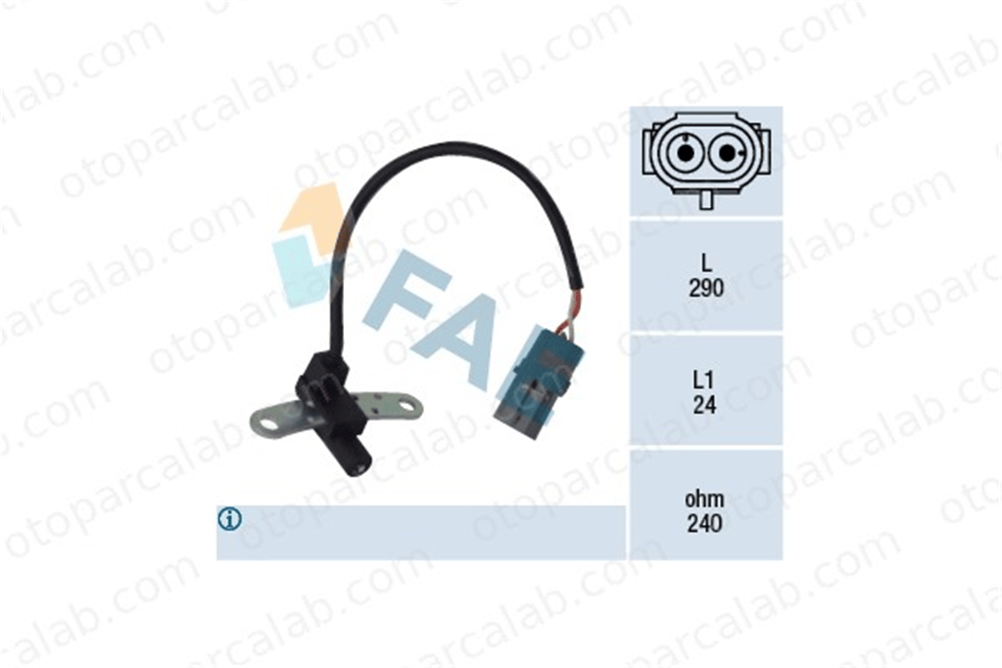 FAE 79021 Eksantrik Devir Sensörü RENAULT CLIO I 19 II 7700855719 138304