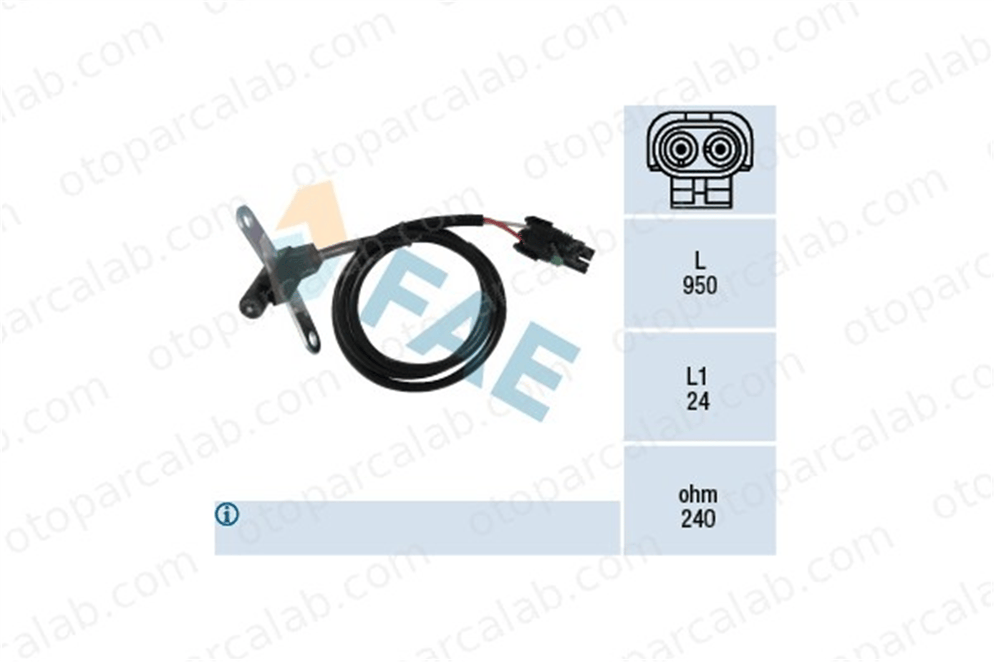 FAE 79026 Krank Sensörü RENAULT 21 Sedan 21 Station wagon 7700720341 7700725811
