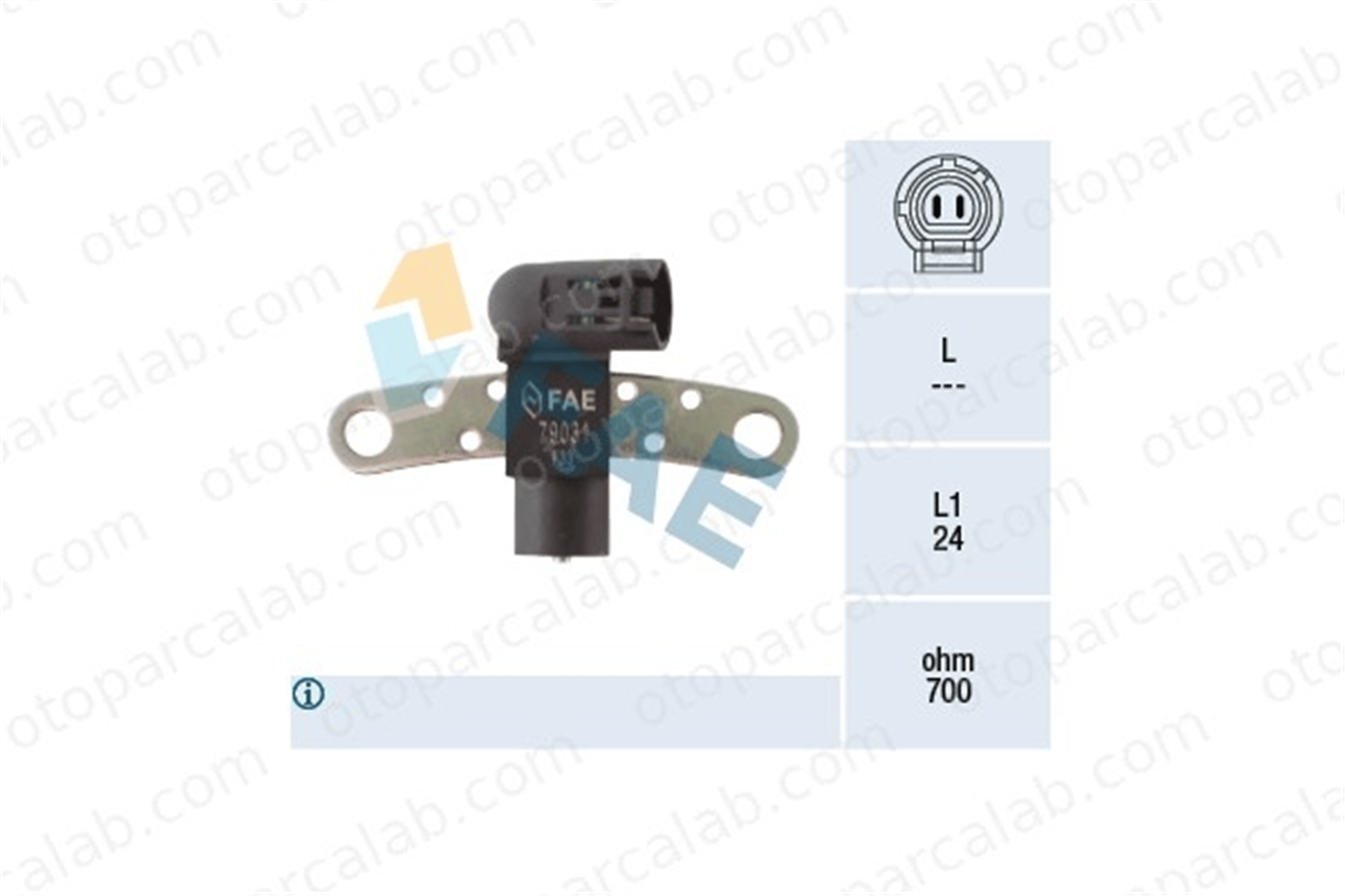 FAE 79031 Krank Sensörü RENAULT KANGOO KANGOO Express 7700100566 7700109055