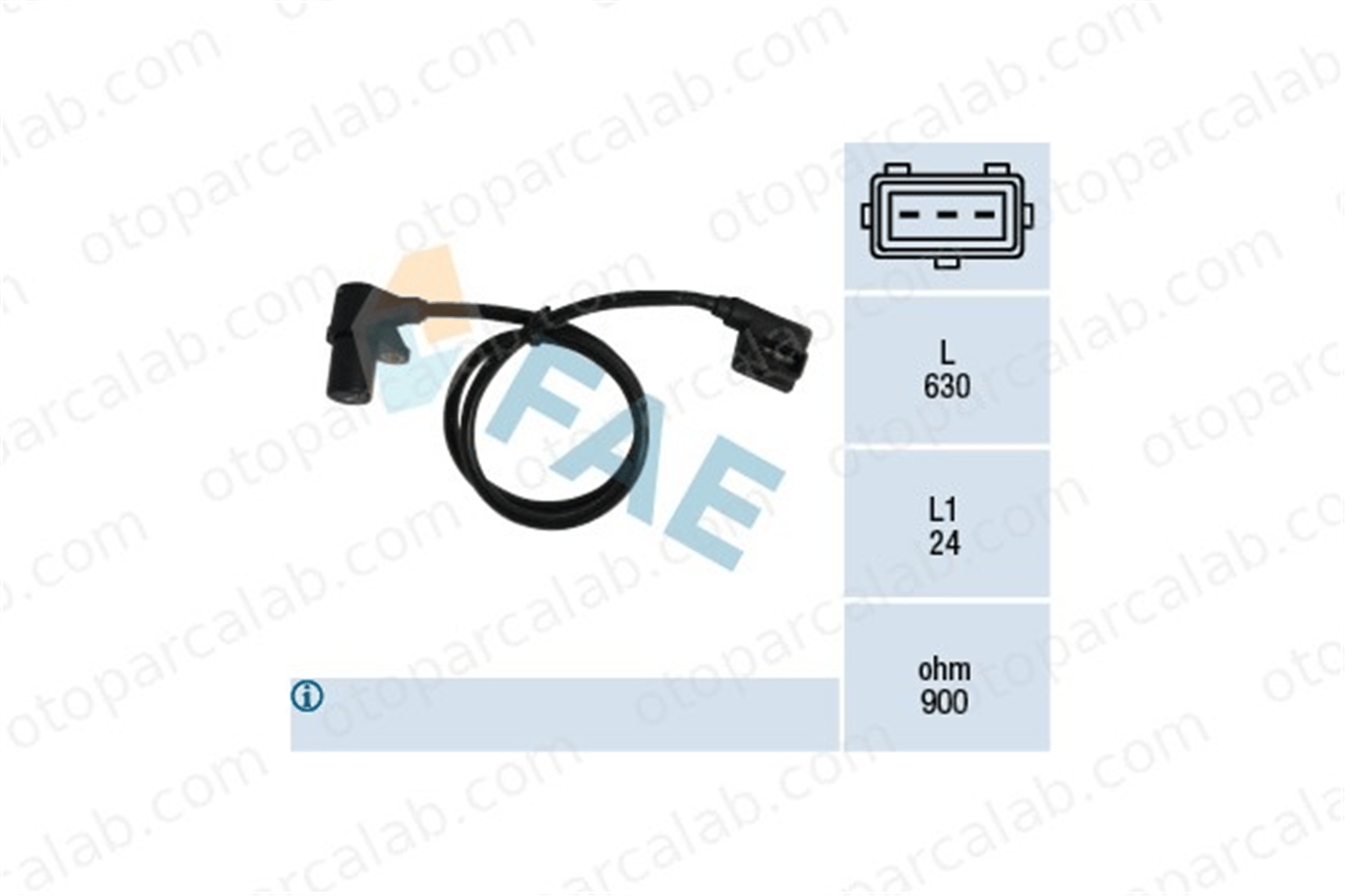 FAE 79036 Krank Sensörü BMW 3 3 Compact 12141727554 1727554