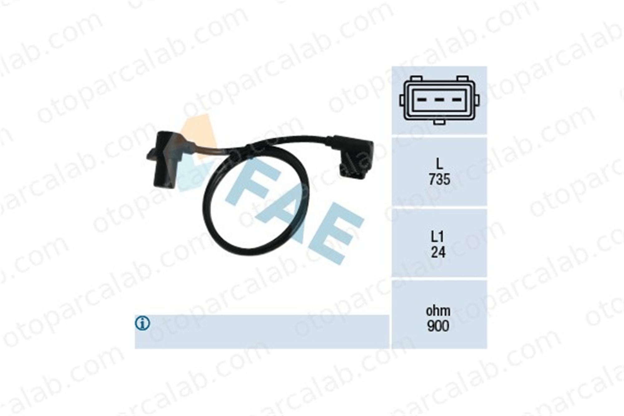 FAE 79039 Krank Sensörü BMW 3 3 Touring 12141715030 12141720854