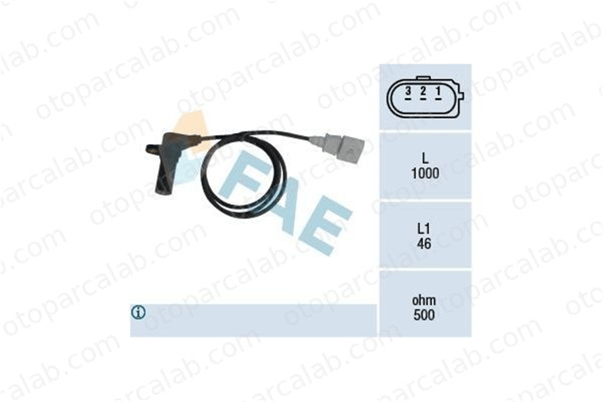 FAE 79064 Krank Sensörü SKODA SUPERB I AUDI A4 B6 38907319E 038907319E