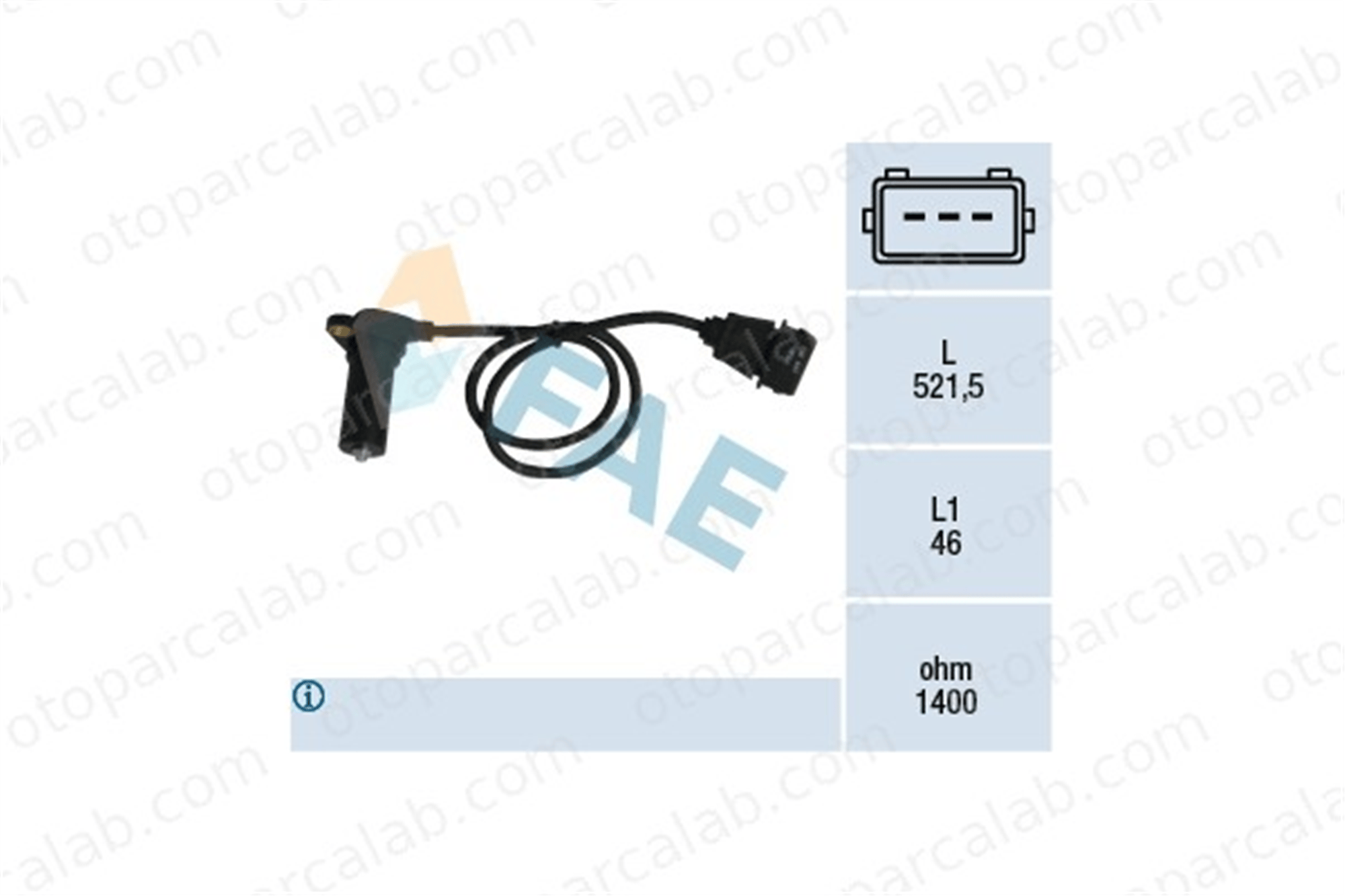 FAE 79065 Krank Sensörü AUDI A4 B5 A4 B5 Avant 28907319B 028907319B
