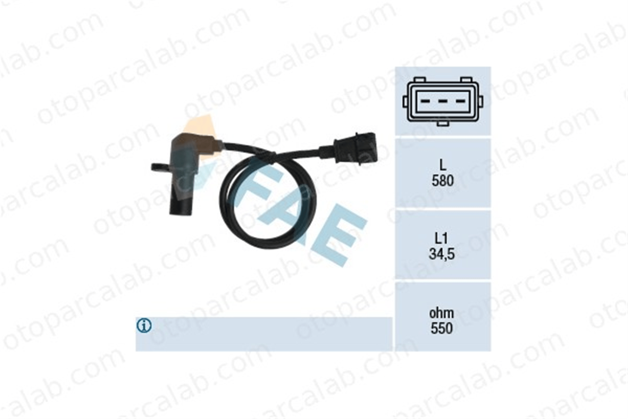 FAE 79075 Krank Sensörü OPEL ASTRA F Station wagon ASTRA G Station wagon 6238098 90520854