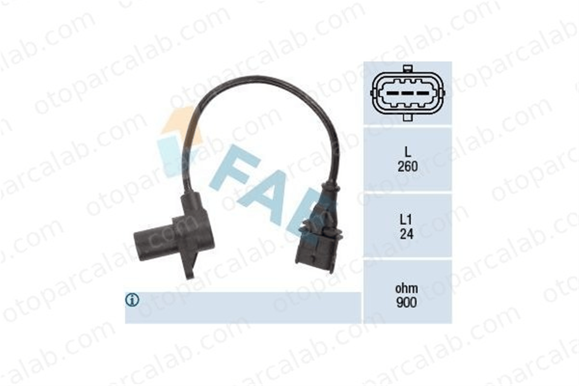 FAE 79197 Eksantrik Devir Sensörü IVECO DAILY IV Platform şasi DAILY IV Panelvan/Van 500371540 391804A051