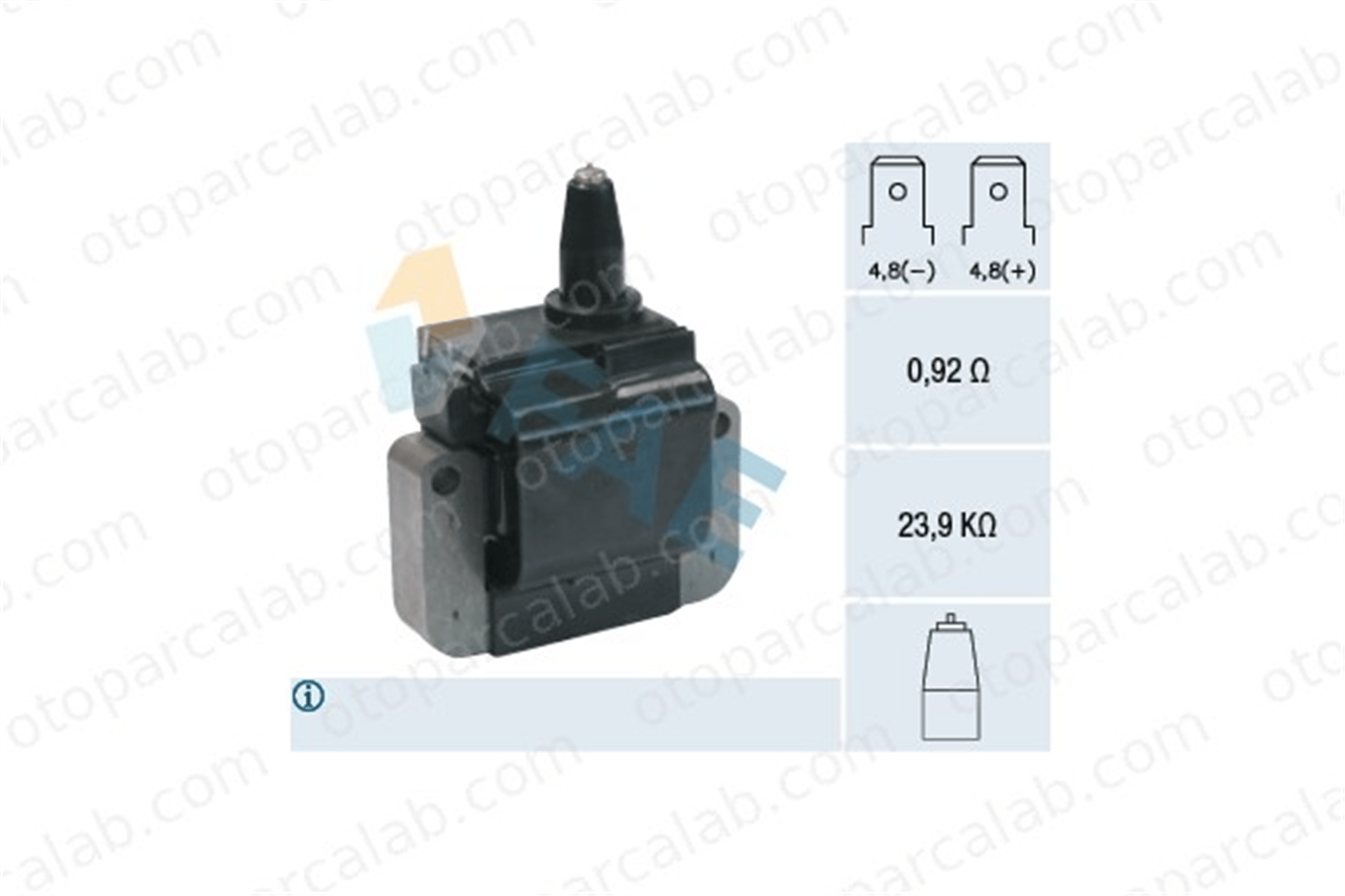 FAE 80250 Ateşleme Bobini HONDA CIVIC VI Fastback ACCORD V 30500P0AA01 30500PCA003