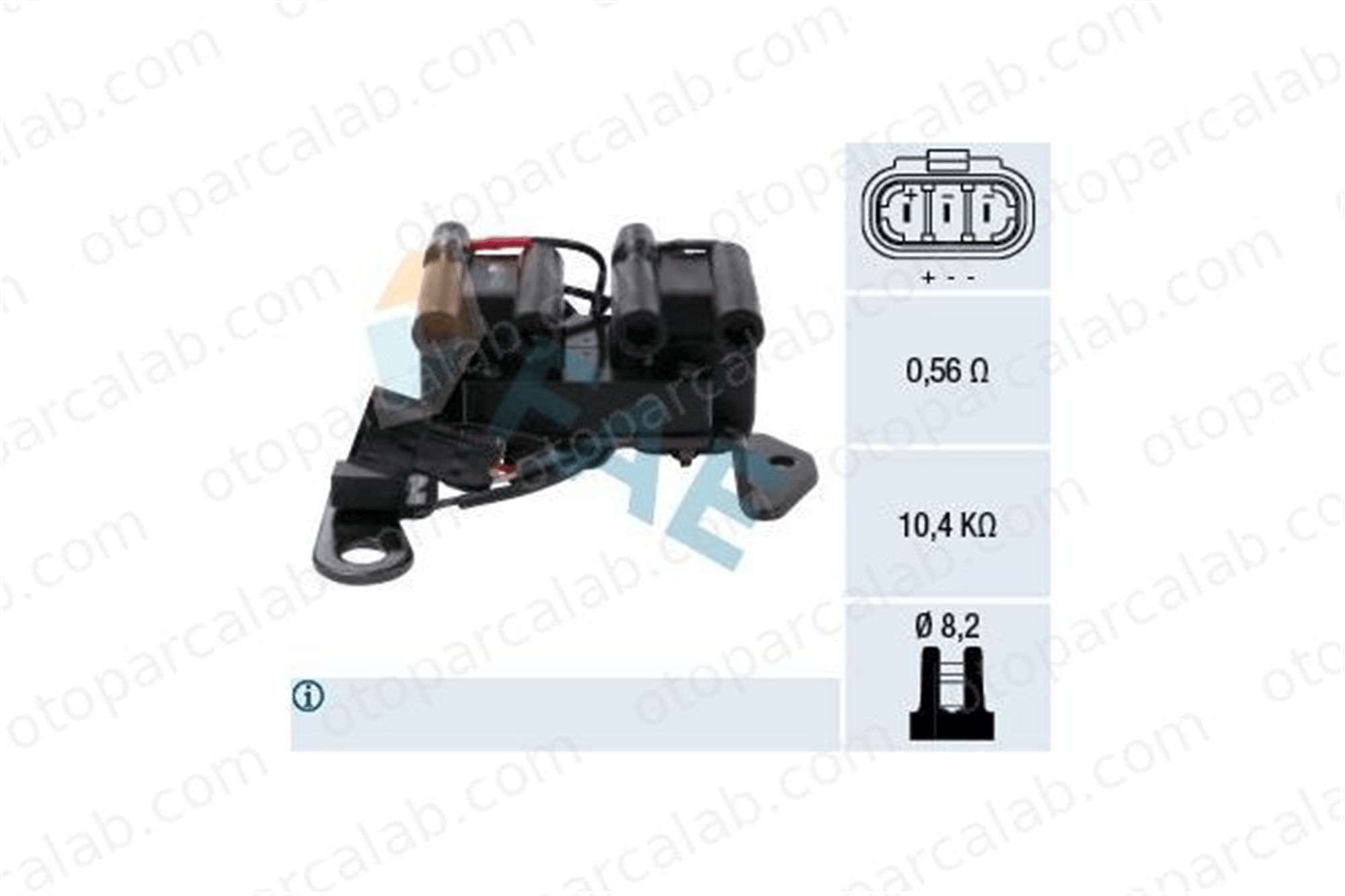 FAE 80253 Ateşleme Bobini HYUNDAI ACCENT I ACCENT Sedan 2730122050 2730122040
