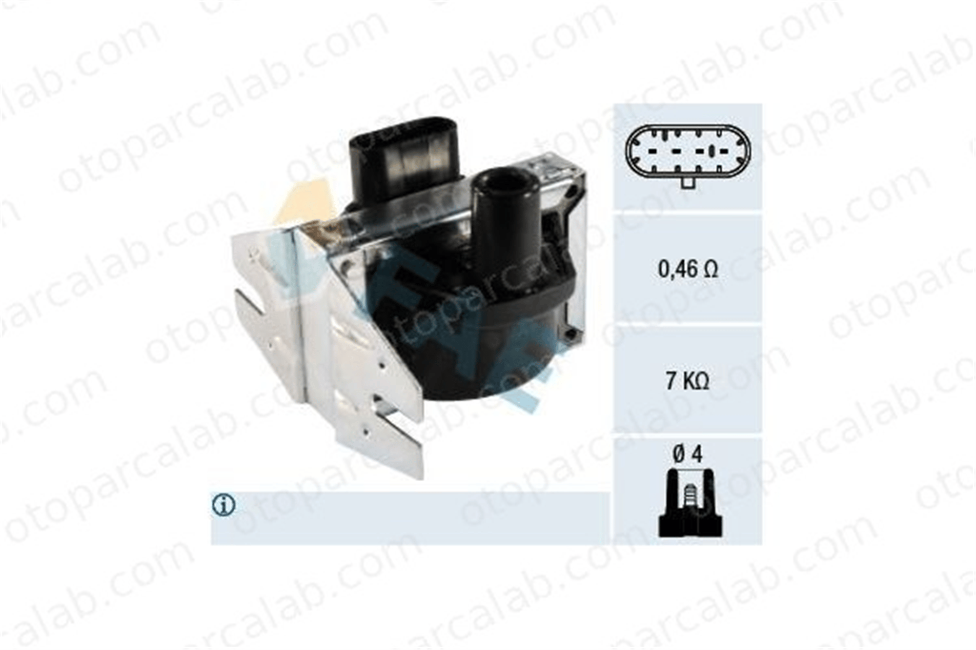 FAE 80265 Ateşleme Bobini FIAT UNO LANCIA Y10 7582152 7663177