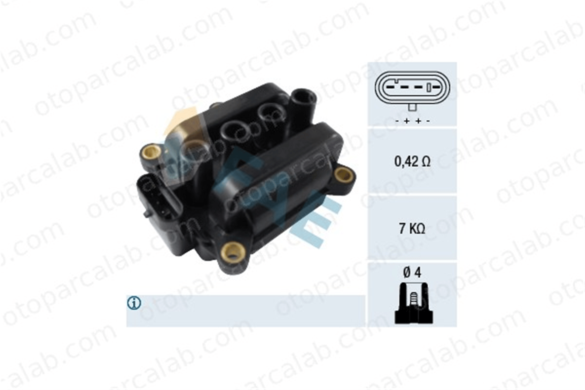 FAE 80287 Ateşleme Bobini RENAULT CLIO III CLIO III Grandtour 8200702693 2246200Q0A