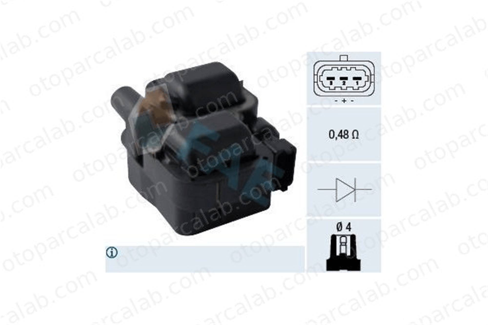 FAE 80294 Ateşleme Bobini MERCEDES-BENZ E-SERISI E-SERISI T-Model A0001587303 5098138AA