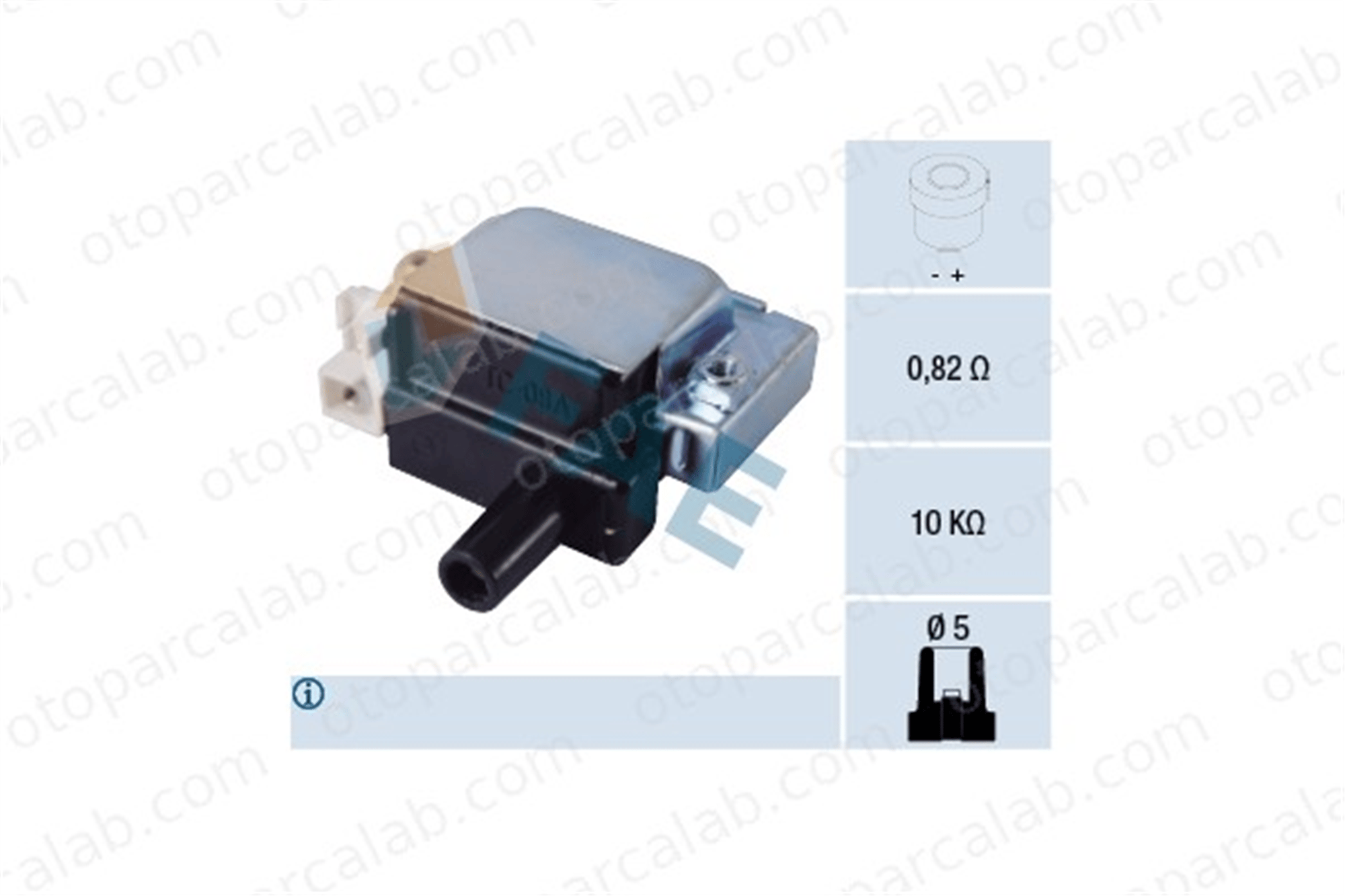 FAE 80299 Ateşleme Bobini HONDA CIVIC VI Fastback PRELUDE III 30510P73A01 30510P73A02