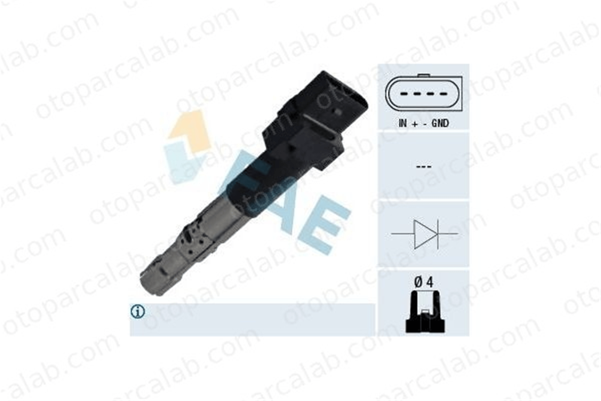 FAE 80327 Ateşleme Bobini VW TOUAREG EOS 95560210103 95560210105