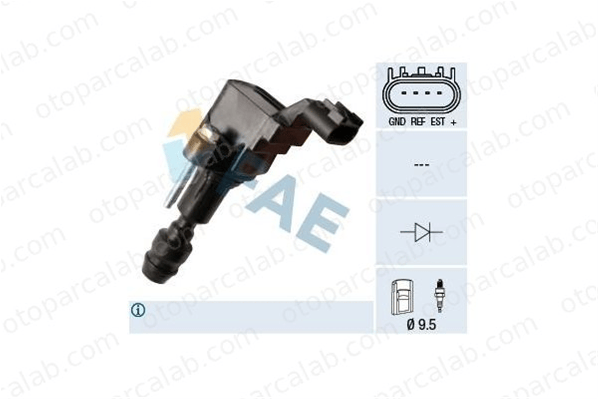 FAE 80329 Ateşleme Bobini OPEL INSIGNIA A INSIGNIA A Sedan 12578224 12638824