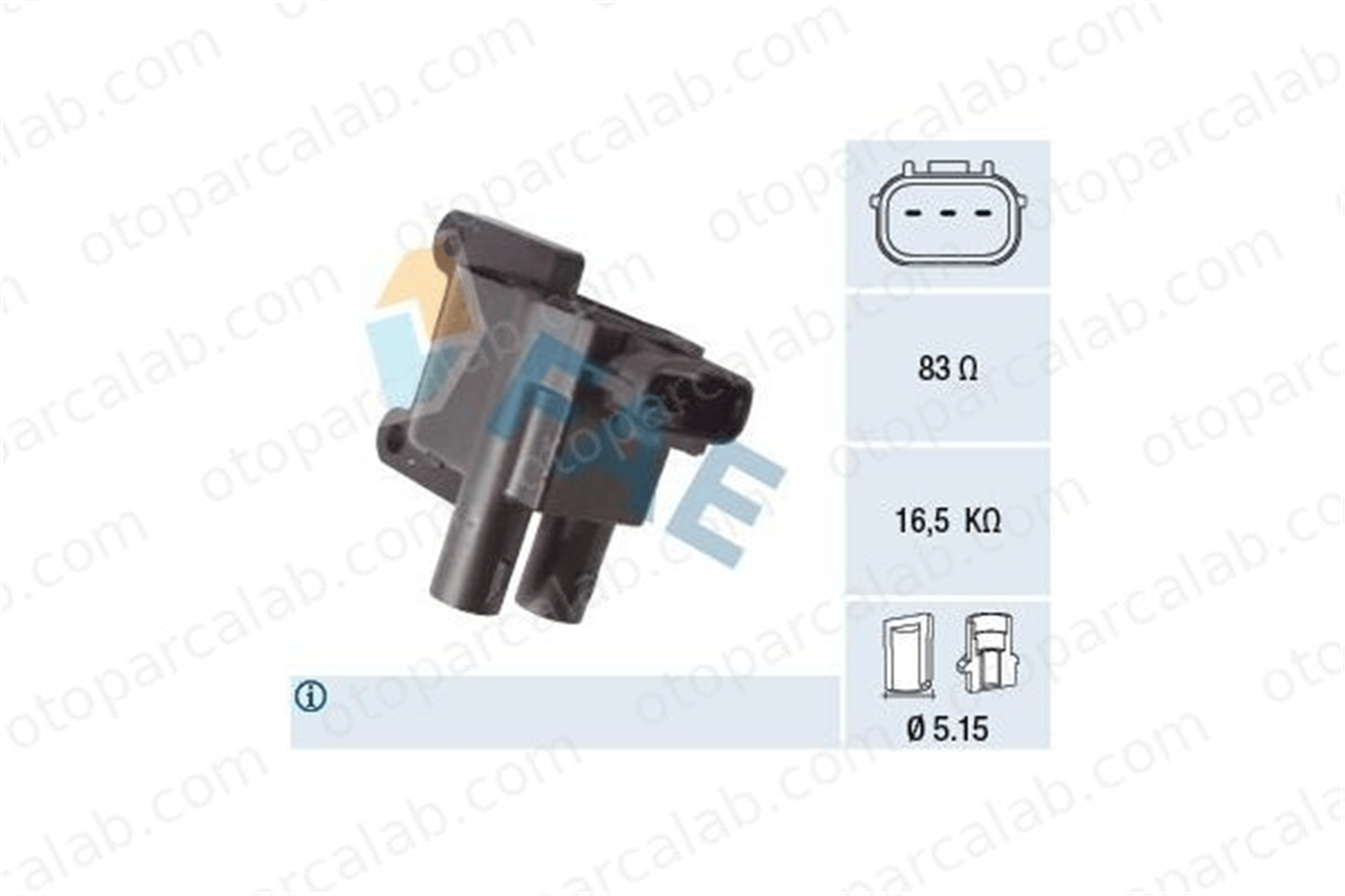 FAE 80381 Ateşleme Bobini TOYOTA COROLLA COROLLA Compact 9091902217 9091902218