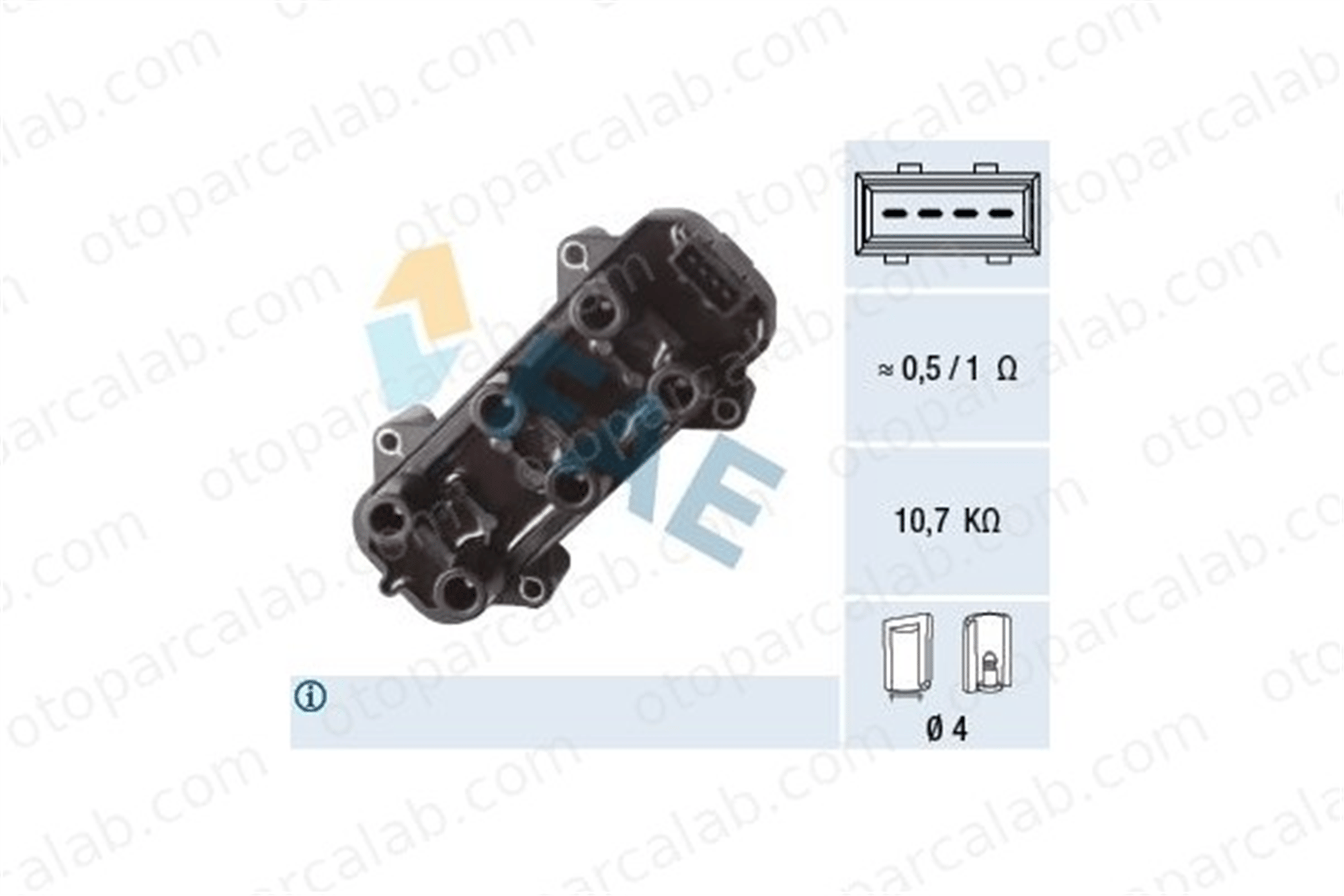 FAE 80406 Ateşleme Bobini OPEL OMEGA B OMEGA B Station wagon 1208007 138761