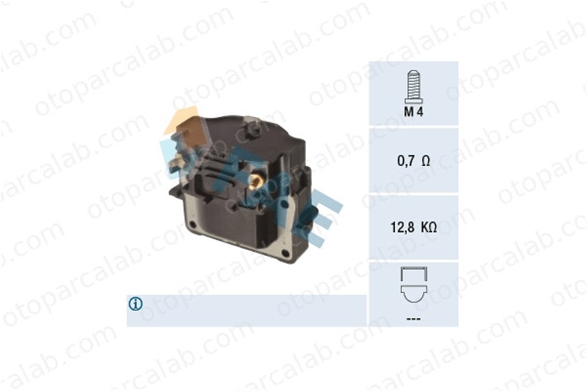 FAE 80422 Ateşleme Bobini TOYOTA CARINA E VI CARINA E VI Sedan 9091902163 138866