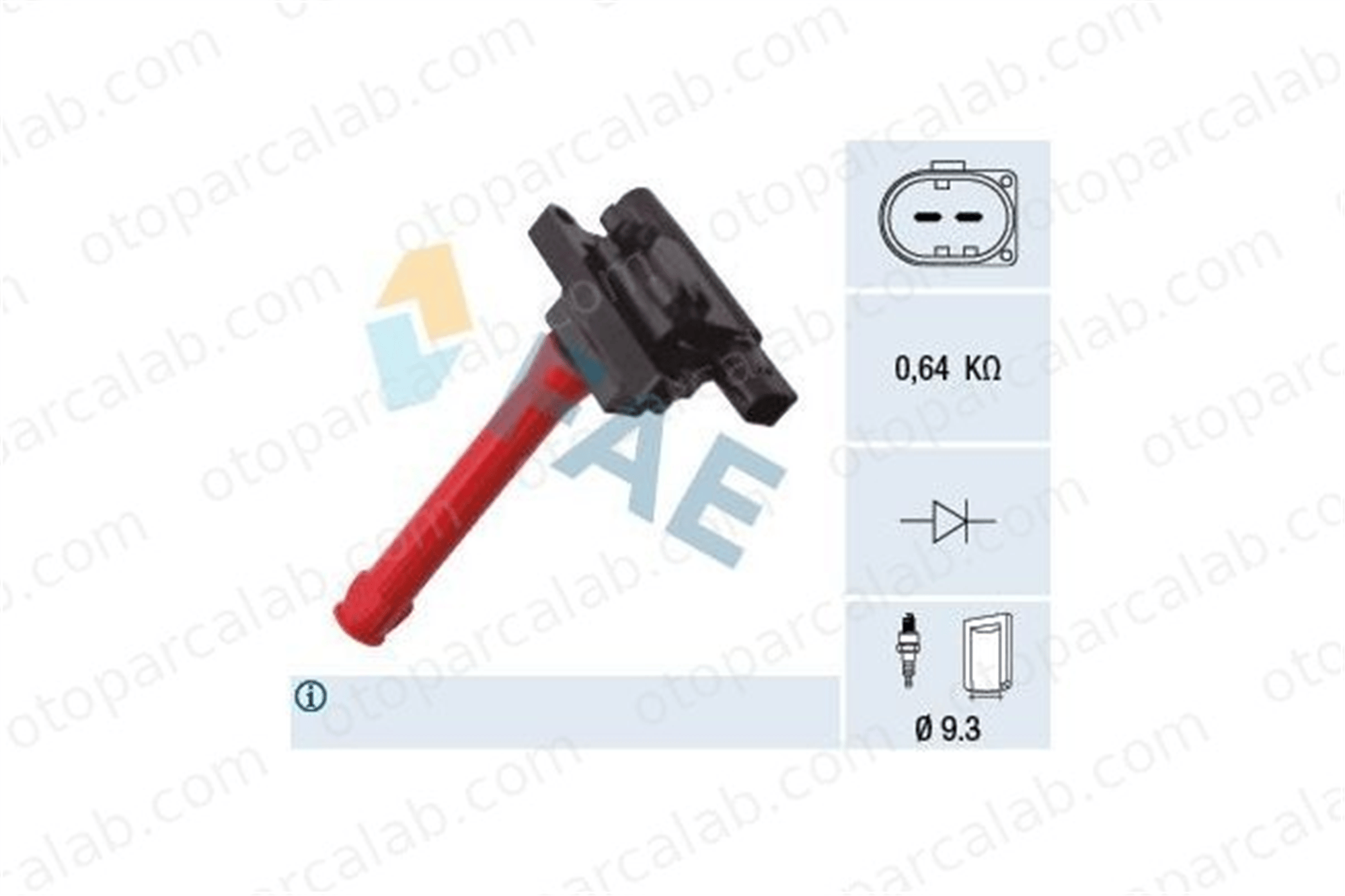 FAE 80441 Ateşleme Bobini MG MGF ROVER 200 II Hatchback 133838 2503838