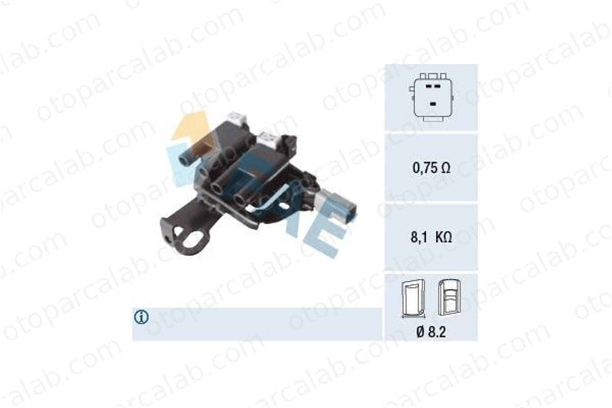 FAE 80448 Ateşleme Bobini HYUNDAI ELANTRA III Sedan ELANTRA III DMB1072 138722