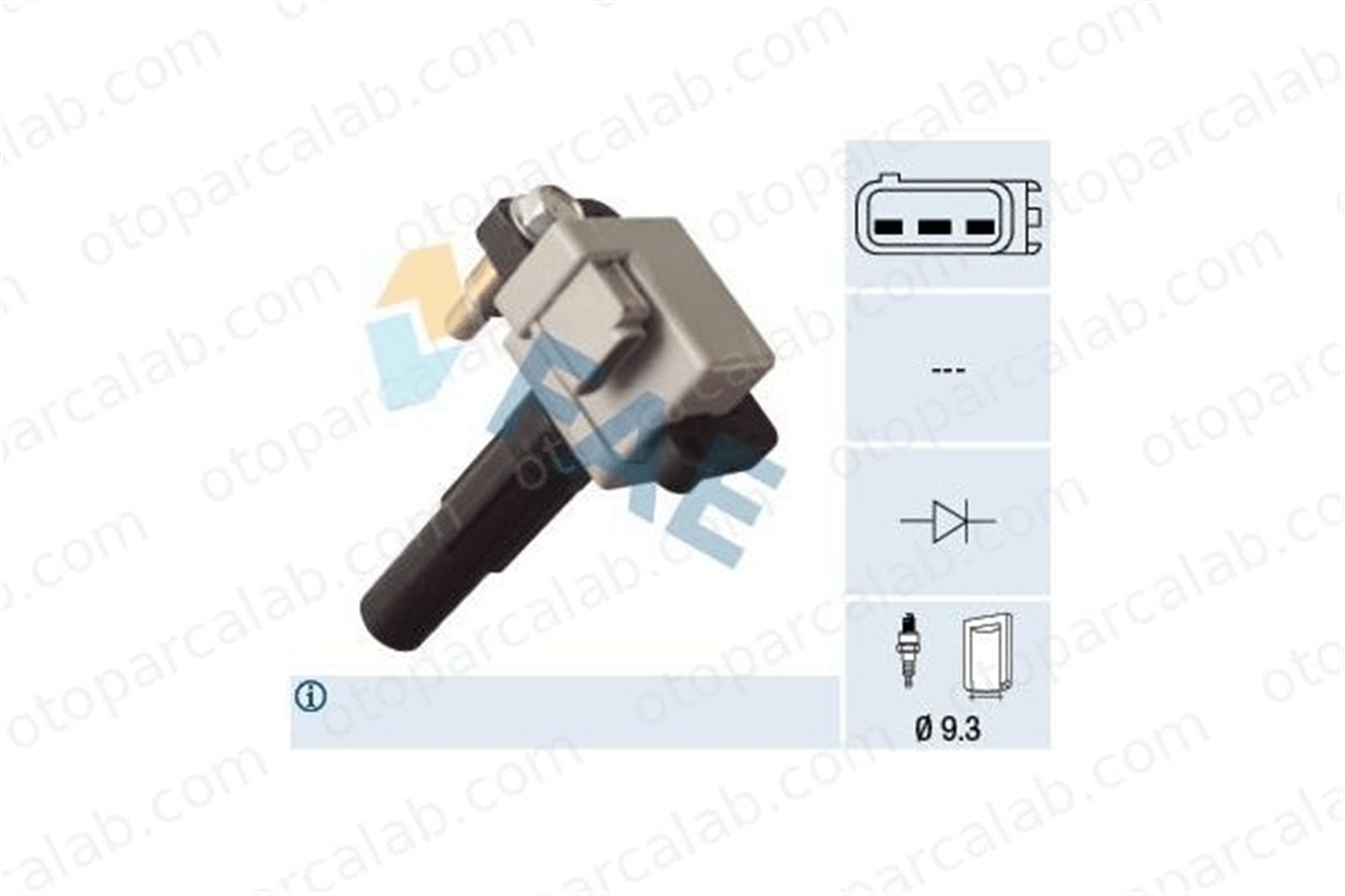 FAE 80488 Ateşleme Bobini SUBARU IMPREZA Sedan IMPREZA Station wagon 134067 22433AA451