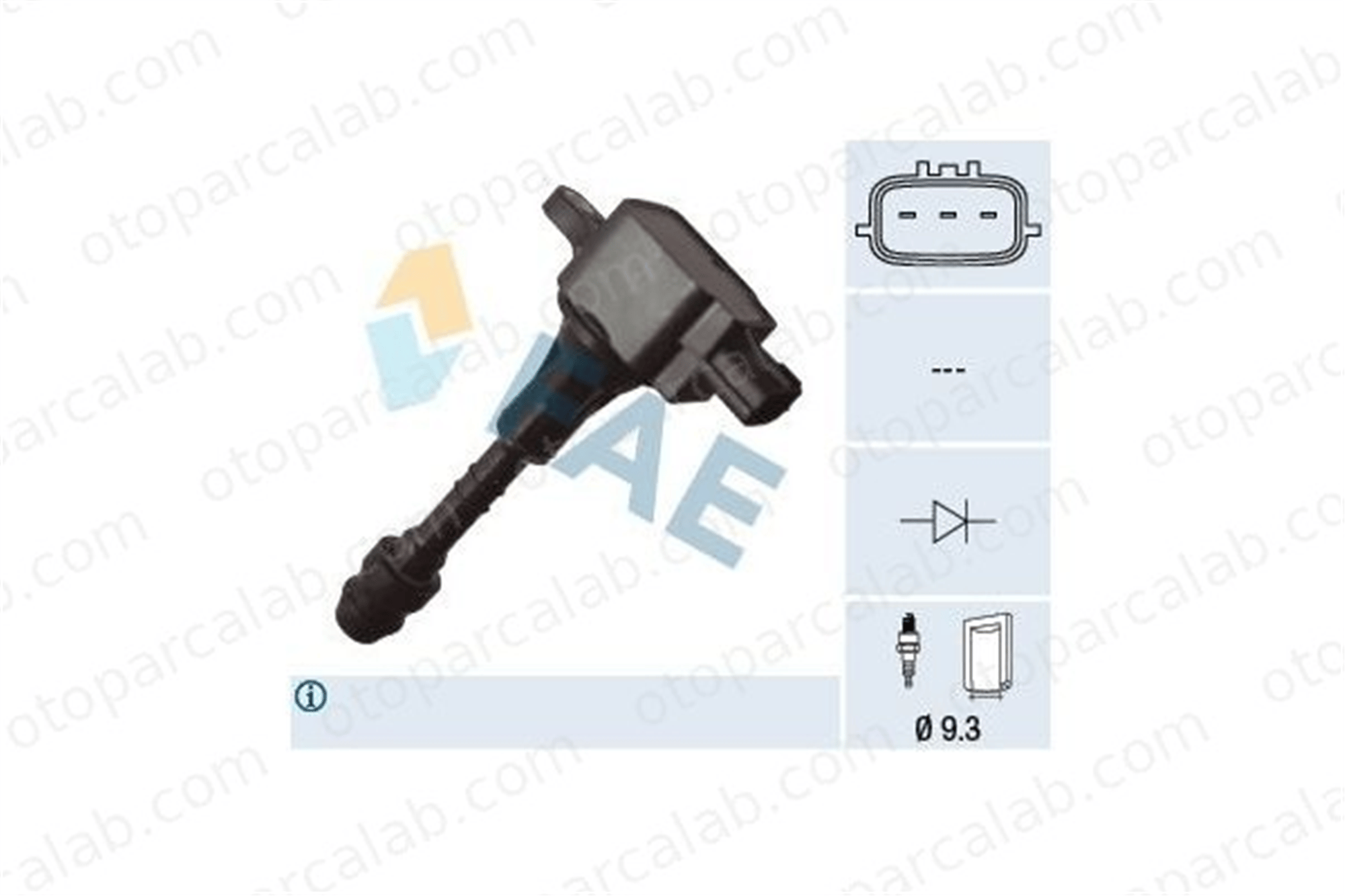 FAE 80491 Ateşleme Bobini INFINITI FX Q45 I 133908 2503908