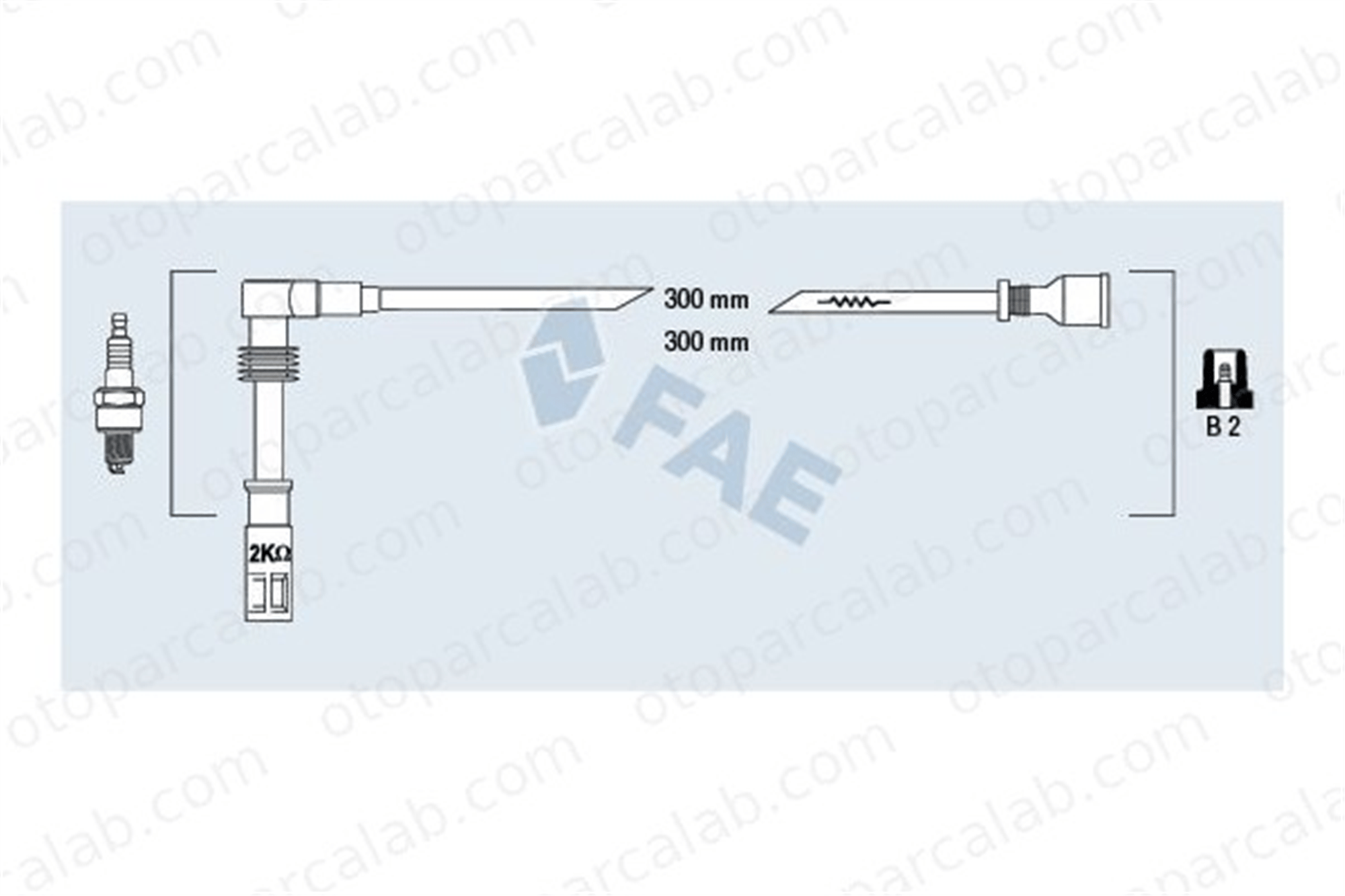 FAE 85682 Buji Kablosu AUDI A4 B5 Avant A6 C4 Avant 58905409A 058905409A