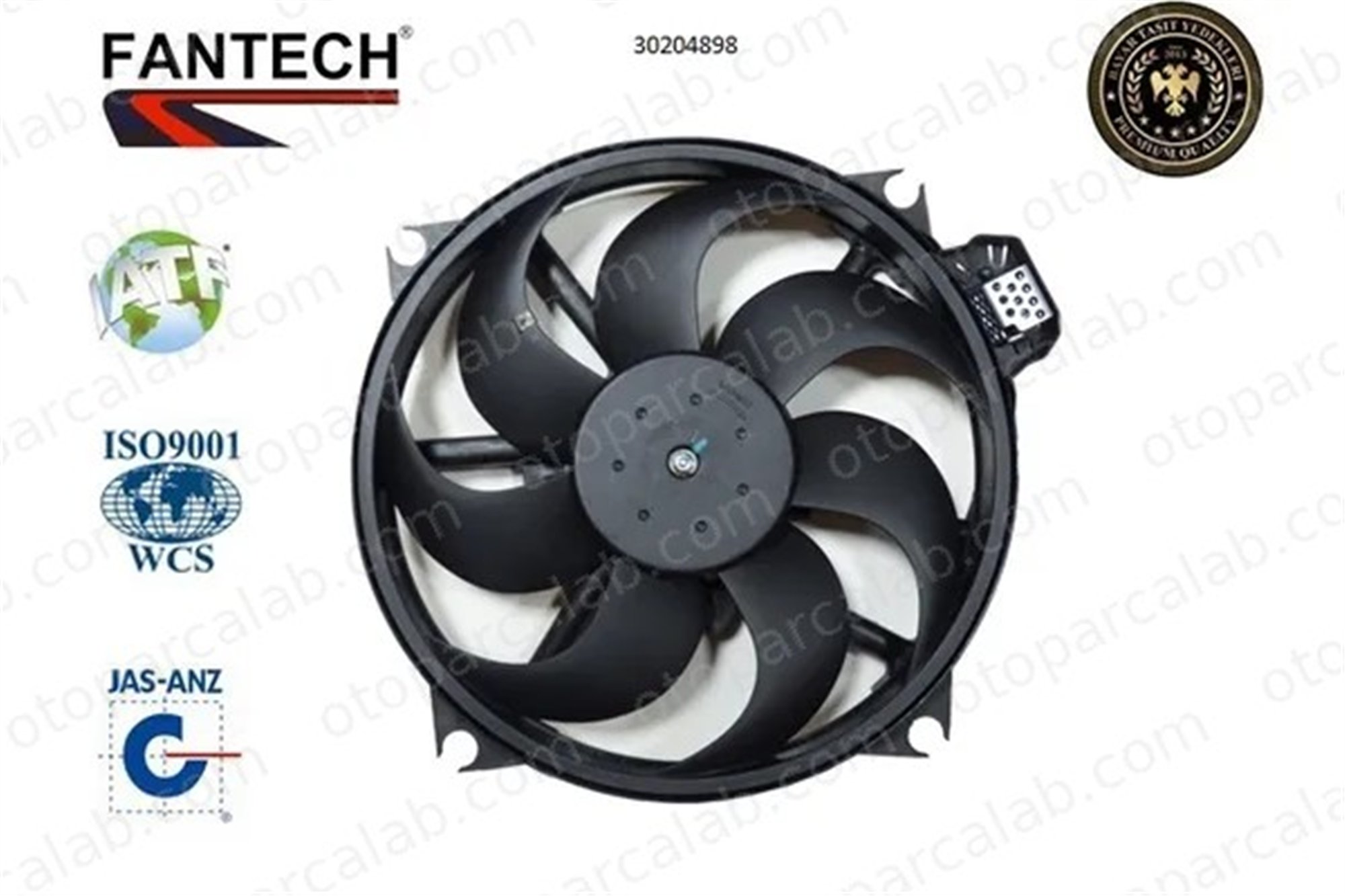 FANTECH 30204898 Radyatör Fan ve Motoru RENAULT MEGANE III Coupe MEGANE III Hatchback 214810898R 214810028R