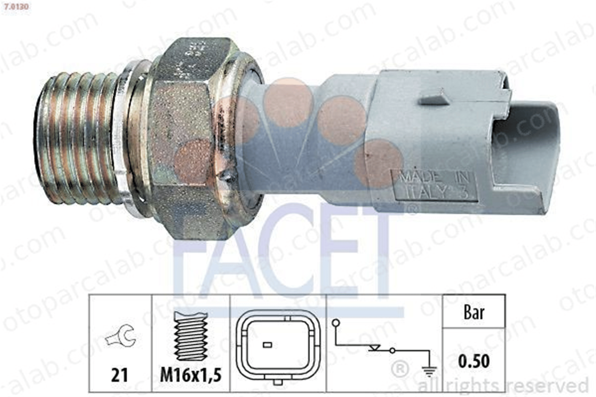 FASE 11-424-047 Yağ Müşürü PEUGEOT PARTNER Kasa/büyük limuzin 406 2S6Q9278AB 7568481