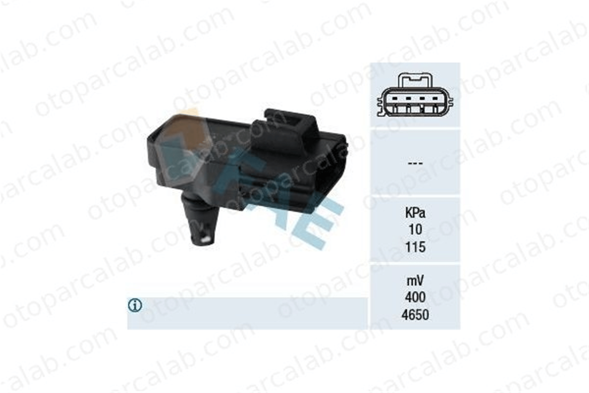 FASE 11-444-001 MAP Sensörü FORD FIESTA IV KA XS6F9F479AB 1086439