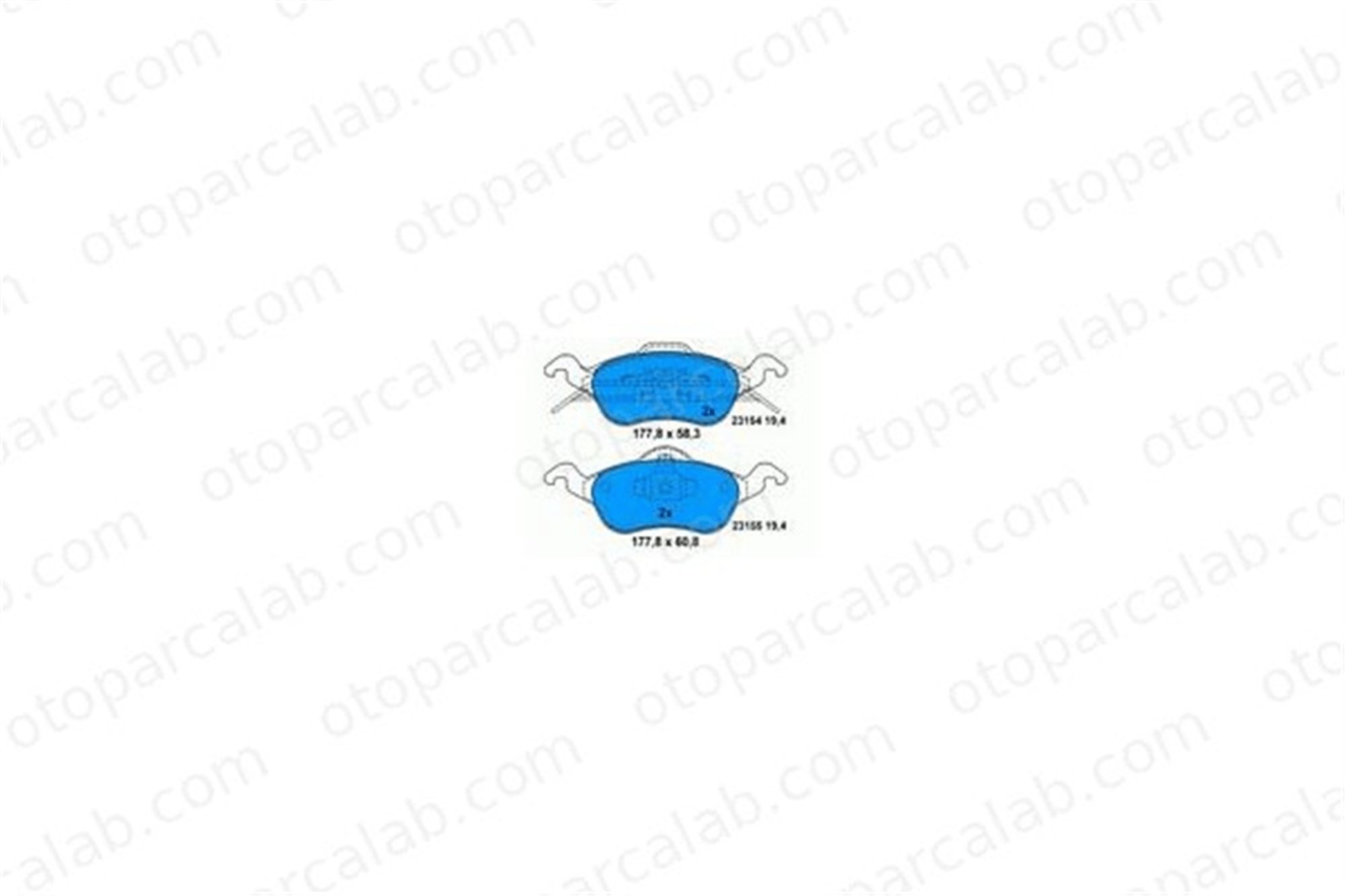 FASE 22-507-006 Fren Disk Balata Ön FIAT DUCATO Minibüs/Otobüs DUCATO Panelvan/Van 425244 425245